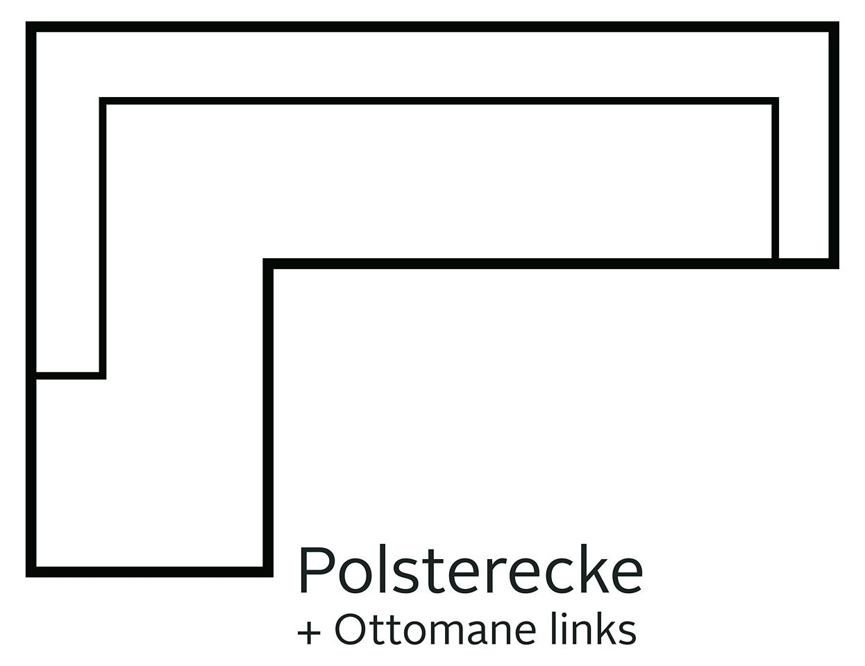 Home affaire Ecksofa »L-Form«, wahlweise mit Bettfunktion, Federkern, lose Kissen, auch in Cord-Bezug