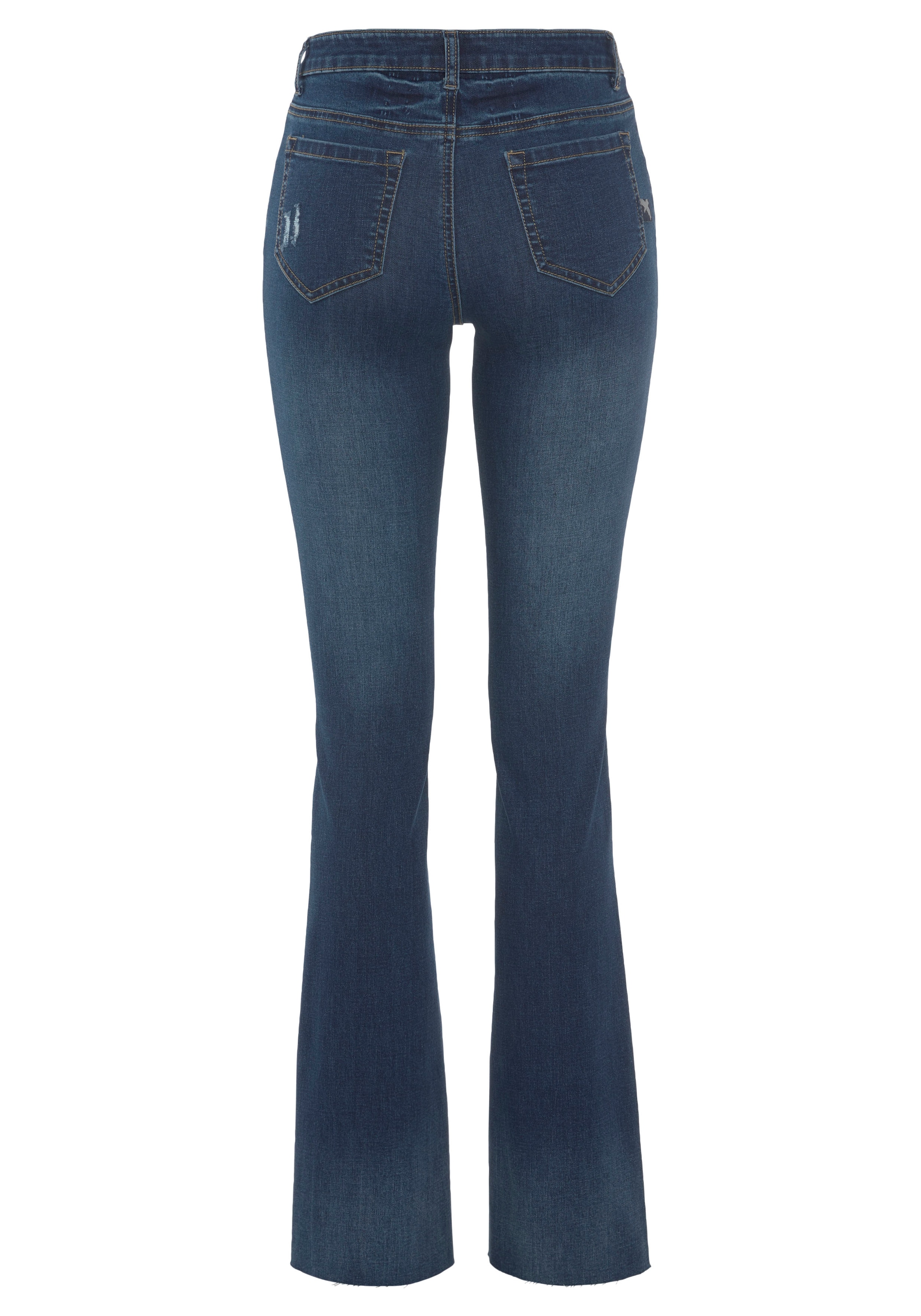 Arizona Bootcut-Jeans »Ultra-Stretch«, Mid-Waist