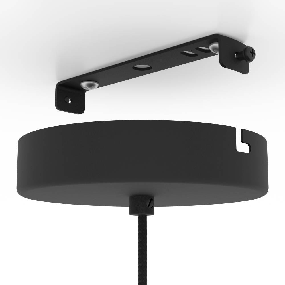 EGLO Hängeleuchte »SURFLEET« E27 1 Stk. Pendelleuchte, Leinen in Beige, Bambus und Metall in Schwarz, E27