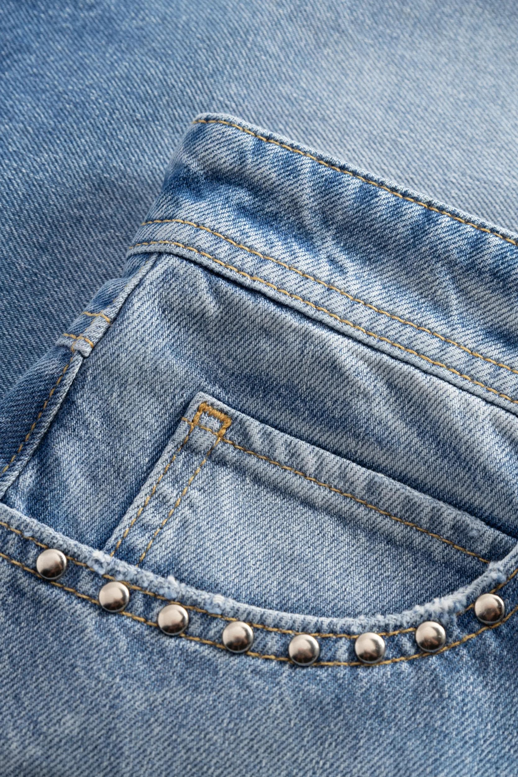 Joop Jeans Jeansrock »Rosalie« mit Destroyed-Effekten, Nieten