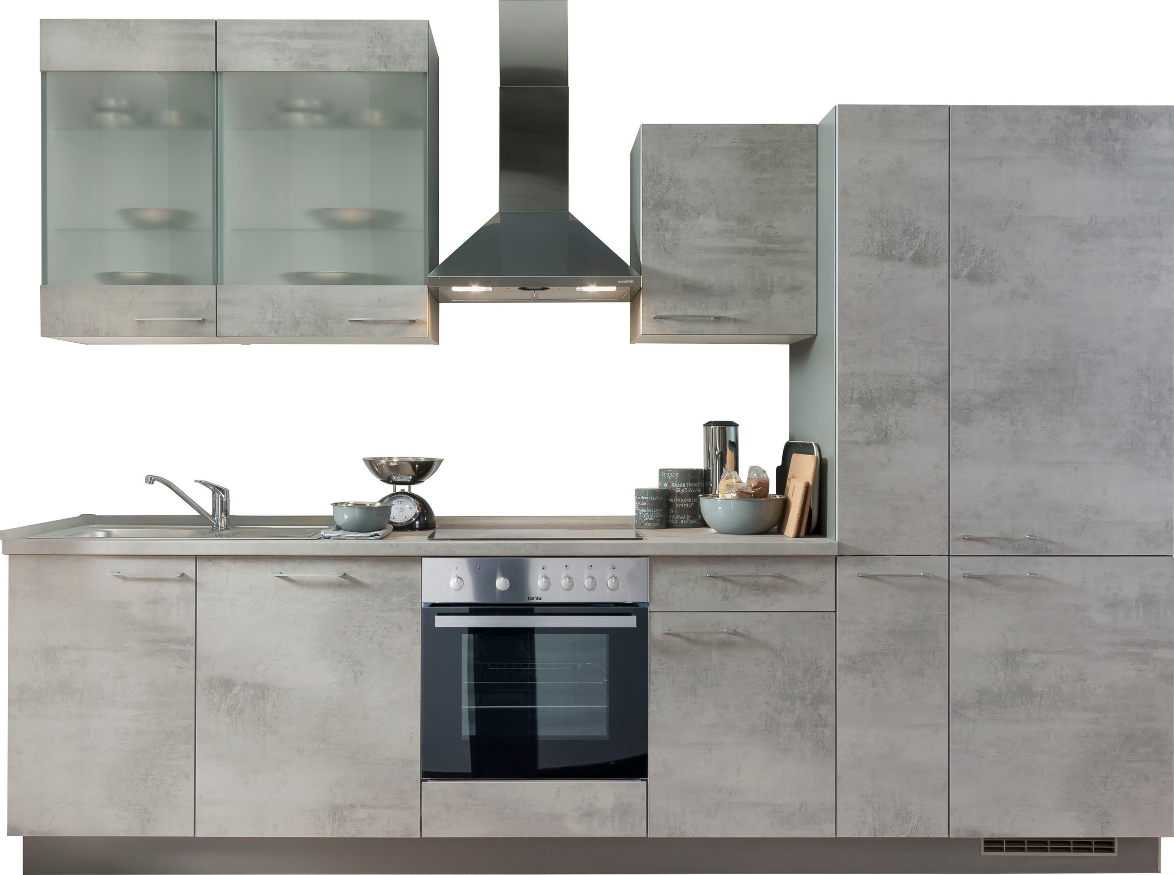 KOCHSTATION Küchenzeile »"KS-Trea", wahlweise mit E-Geräten, höhenverstellb günstig online kaufen