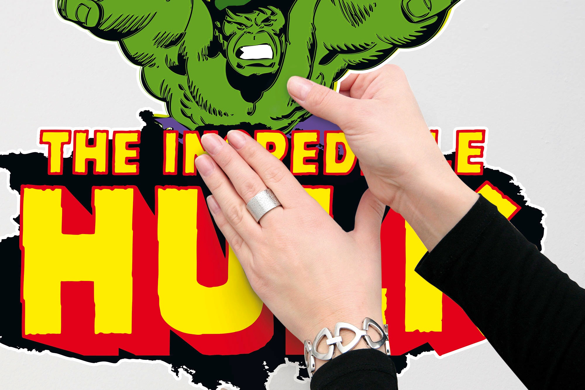 Komar Wandtattoo »Hulk Comic Classic - Größe 50 x 70 cm«, (1 St.), selbstklebend, Wandsticker, Kinderzimmer