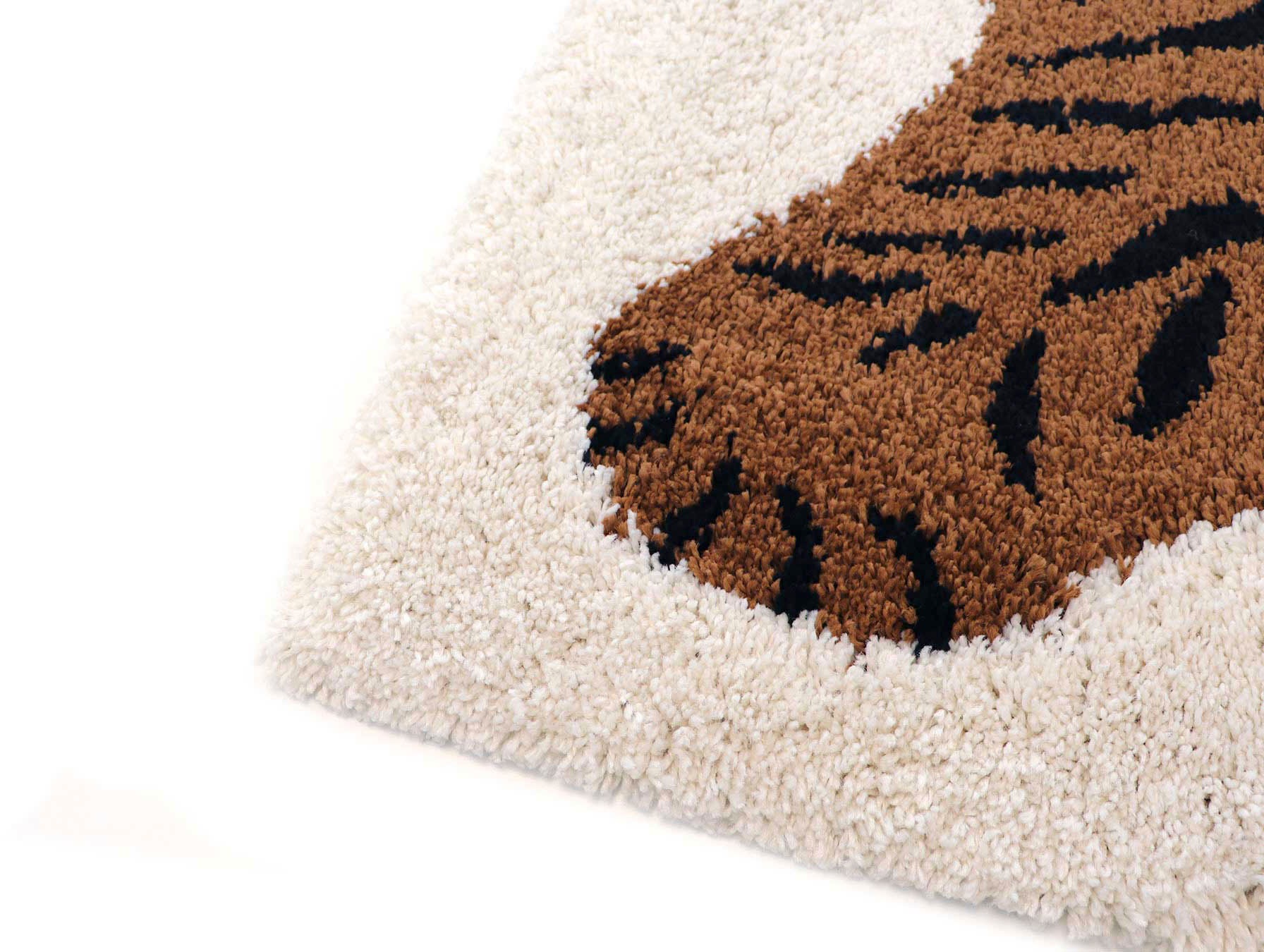 Primaflor-Ideen in Textil Kinderteppich »NOMAD - Tiger«, rechteckig, 35 mm Höhe, Hochflor, Motiv Tiger, weich & kuschelig, Kinderzimmer