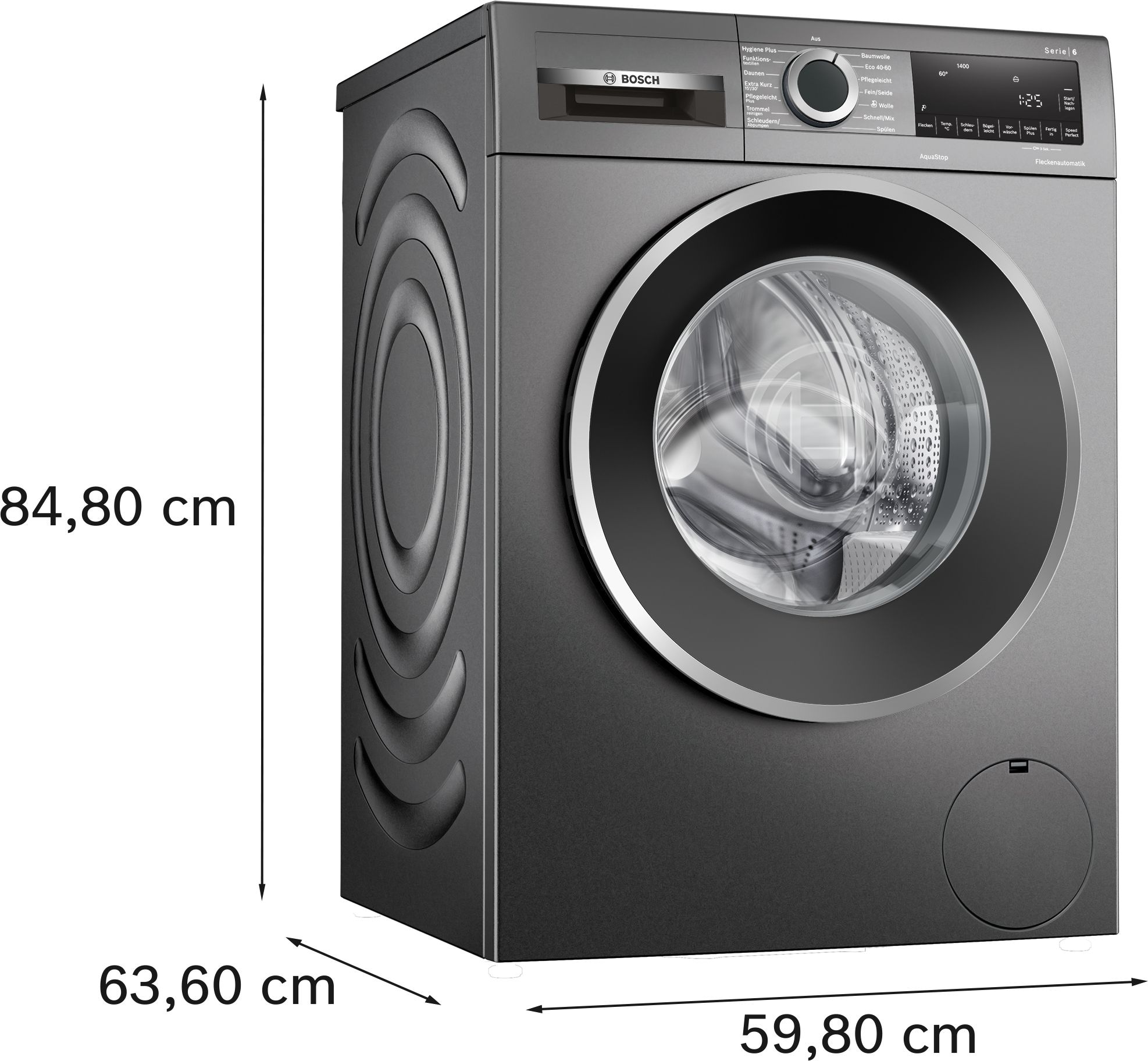 BOSCH Waschmaschine, WGG2440R10, 9 kg, 1400 U/min