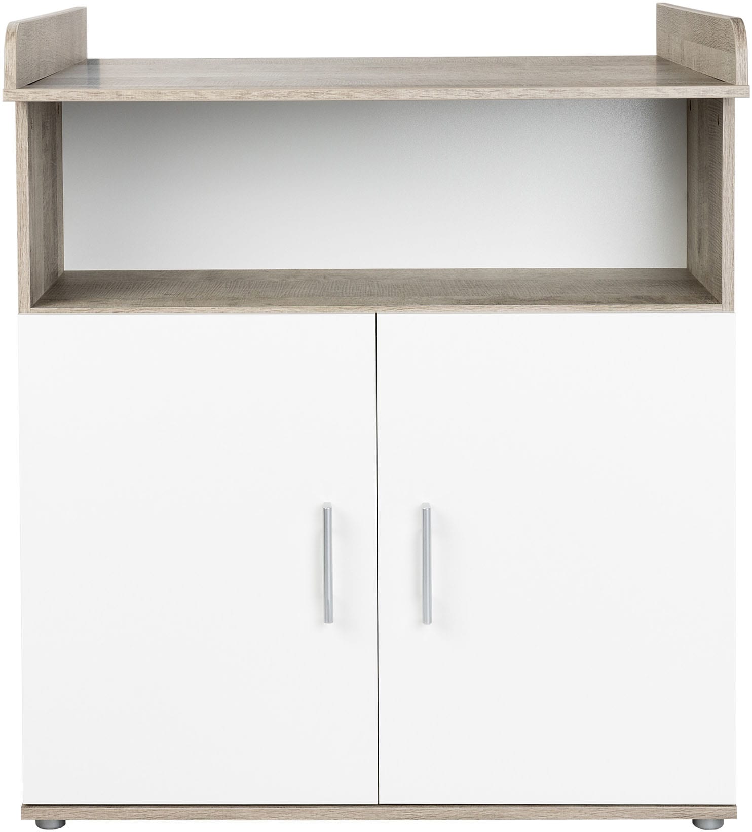 arthur berndt Babyzimmer-Komplettset »Jugendzimmer-Set »Kilian« 4-teilig«, (4 tlg.), Platinum Oak/ Weiß Nachbildung