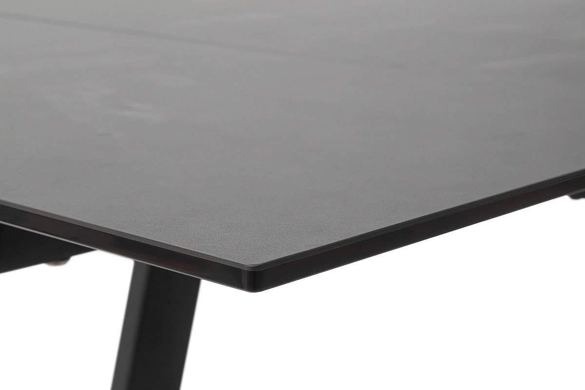 MCA furniture Esstisch »NARBONNE Kufentisch 200-300 cm«, (Einzelstück), Keramik,Metall,Stirnauszug,ausziehbar,Tischplatte 13 mm,10-12 Personen