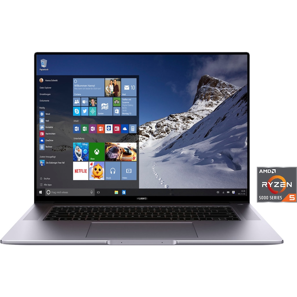 Huawei Notebook »MateBook 16«, 40,64 cm, / 16 Zoll, AMD, Ryzen 5, Radeon Graphics, 512 GB SSD