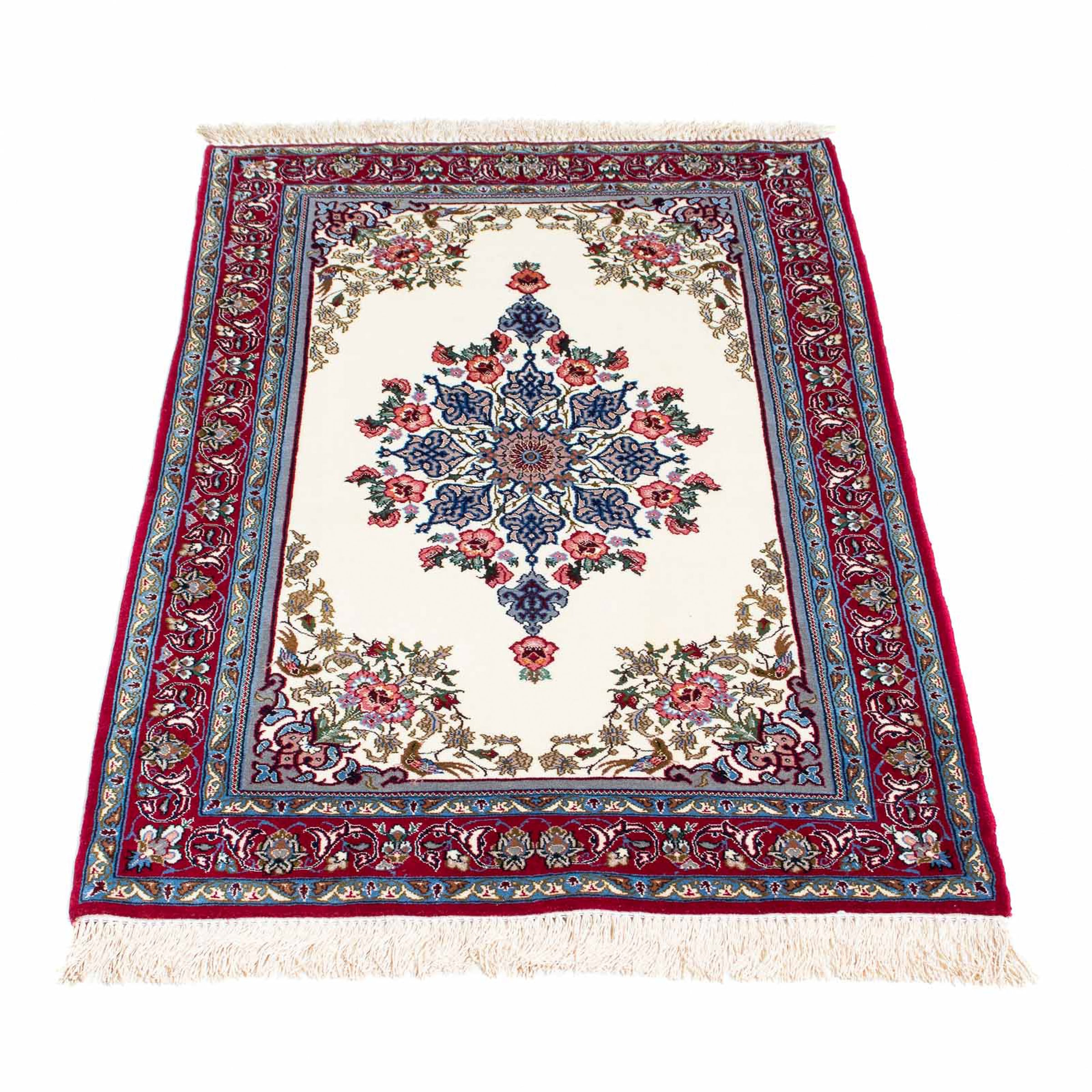 morgenland Orientteppich »Perser - Isfahan - Premium - 120 x 71 cm - beige« günstig online kaufen