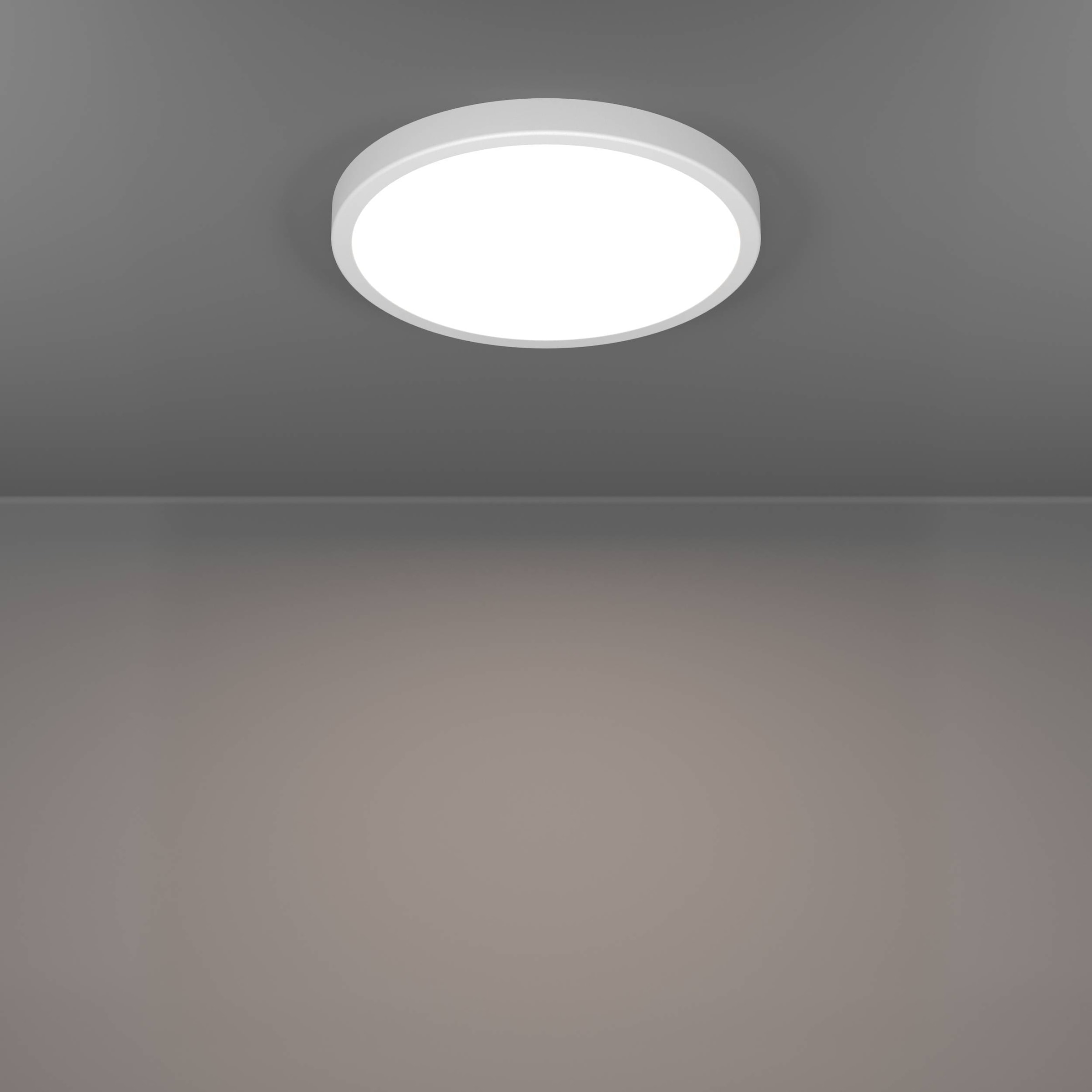 EGLO Aufbauleuchte »Fueva 6 Deckenleuchte, Aufbaulampe, Badlampe Decke, Kunststoff, IP44« LED-Modul 1 Stk. Kaltweiß | Neutralweiß | Warmweiß