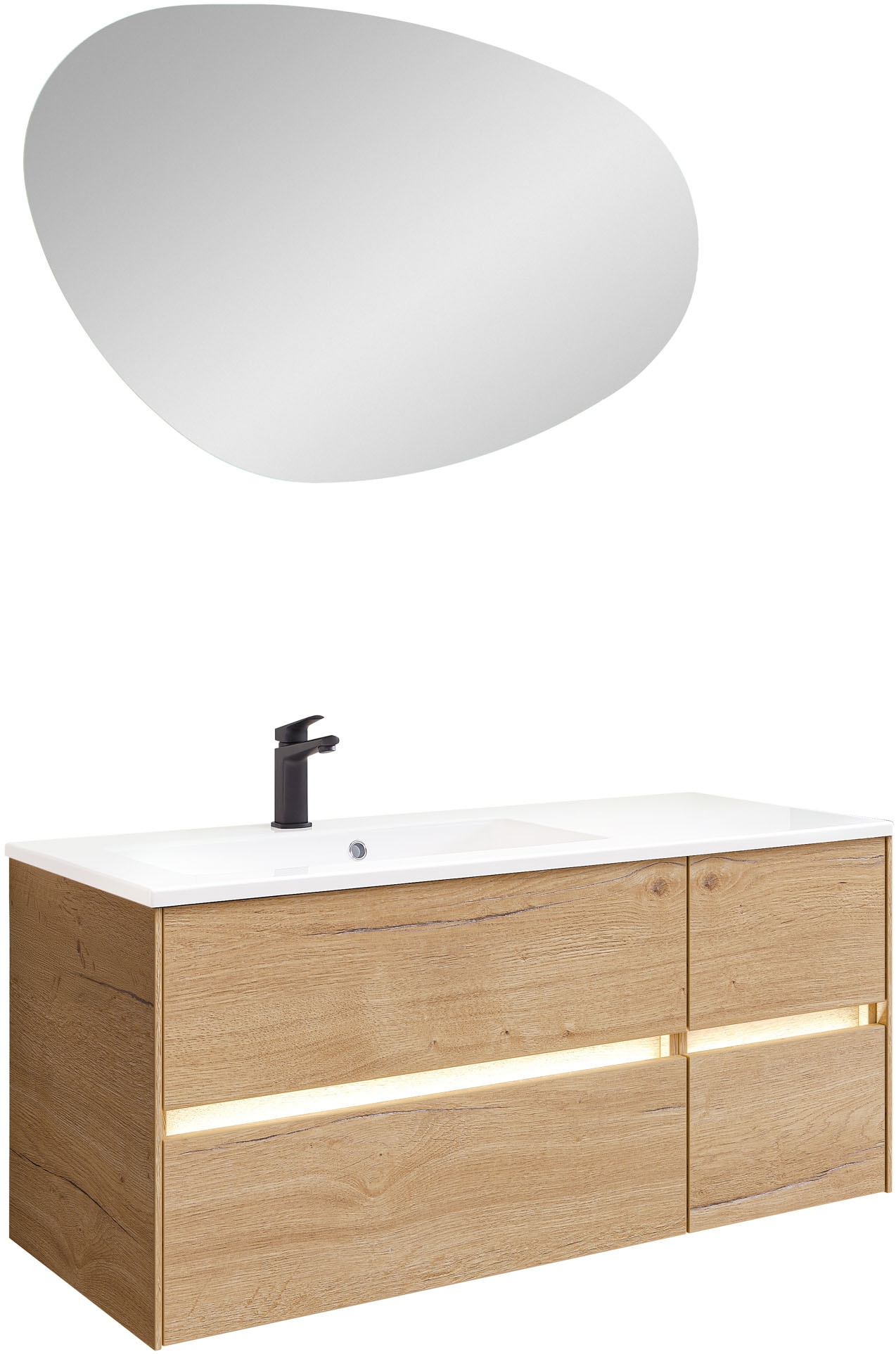 Saphir Badmöbel-Set »Badmöbel-Set Serie 6010 Waschtisch mit Unterschrank un günstig online kaufen