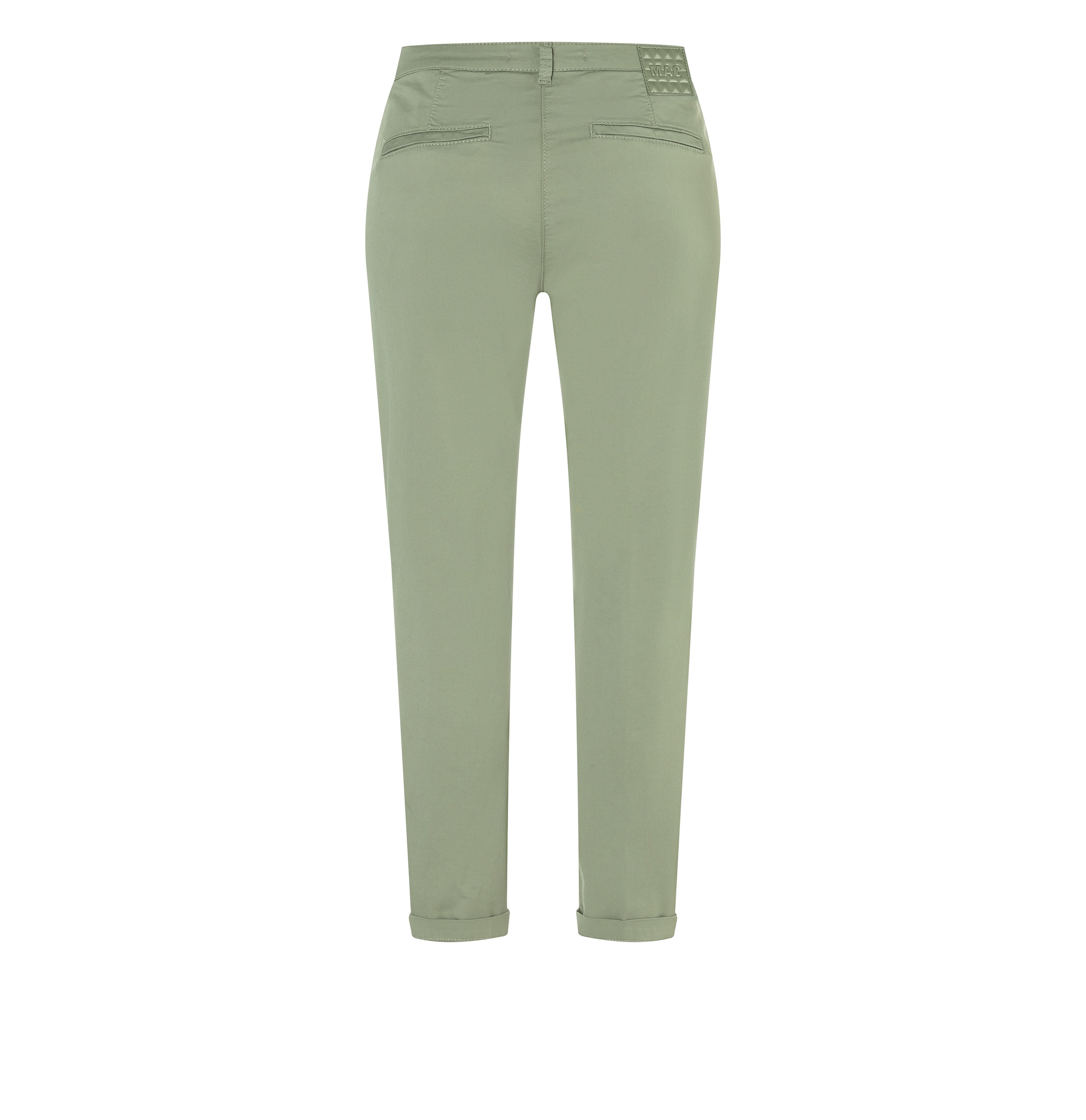 MAC Chinohose »CHINO turn up«, mit dezentem Glanz, elegant und sportiv zugleich