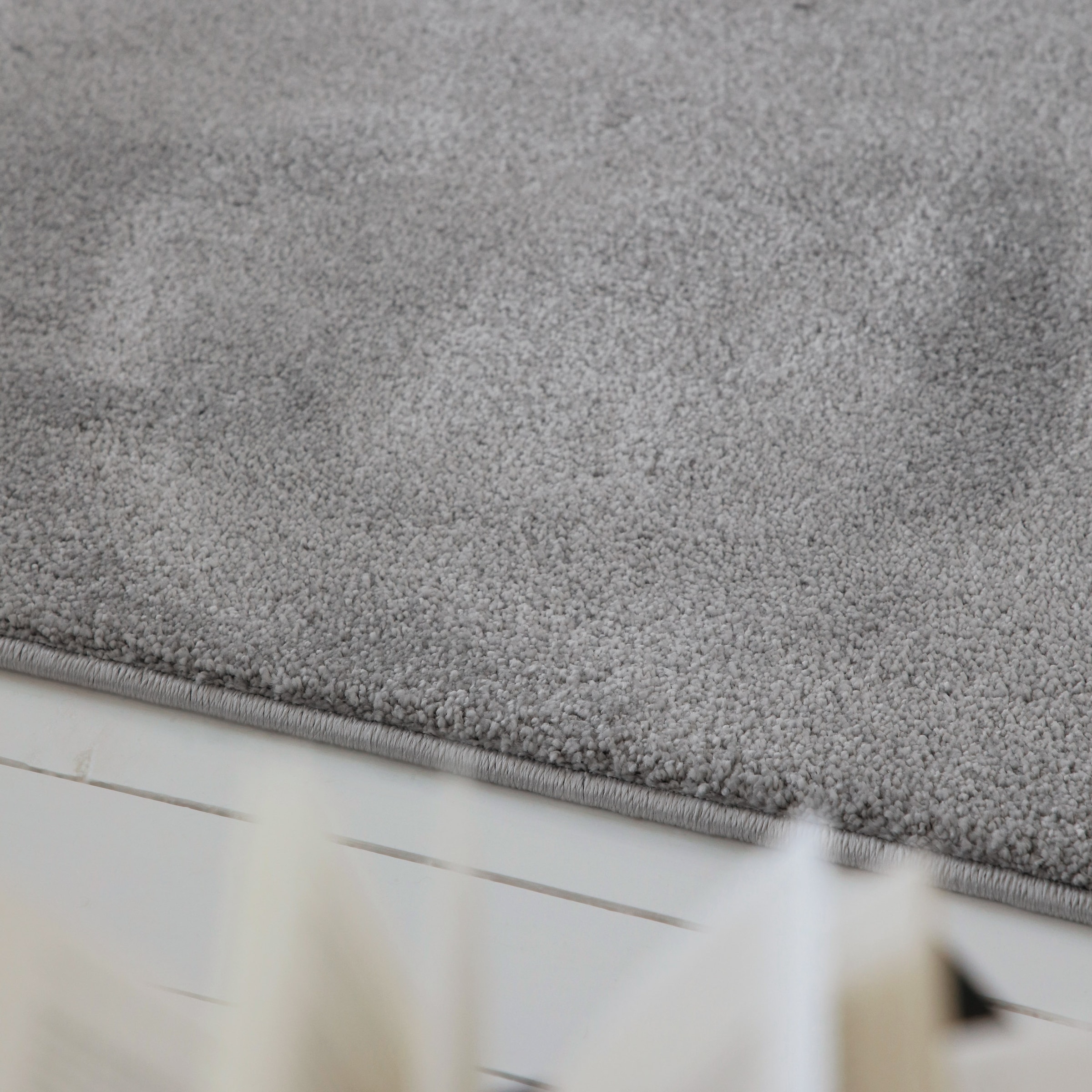 OTTO home Teppich »Lisbea« rechteckig 17 mm Höhe moderner dichter weicher Kurzflorteppich, Wohnzimmer, Schlafzimmer