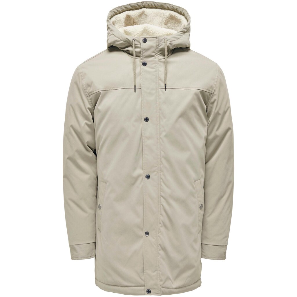 ONLY & SONS Parka »ALEX TEDDY PARKA«, mit Kapuze