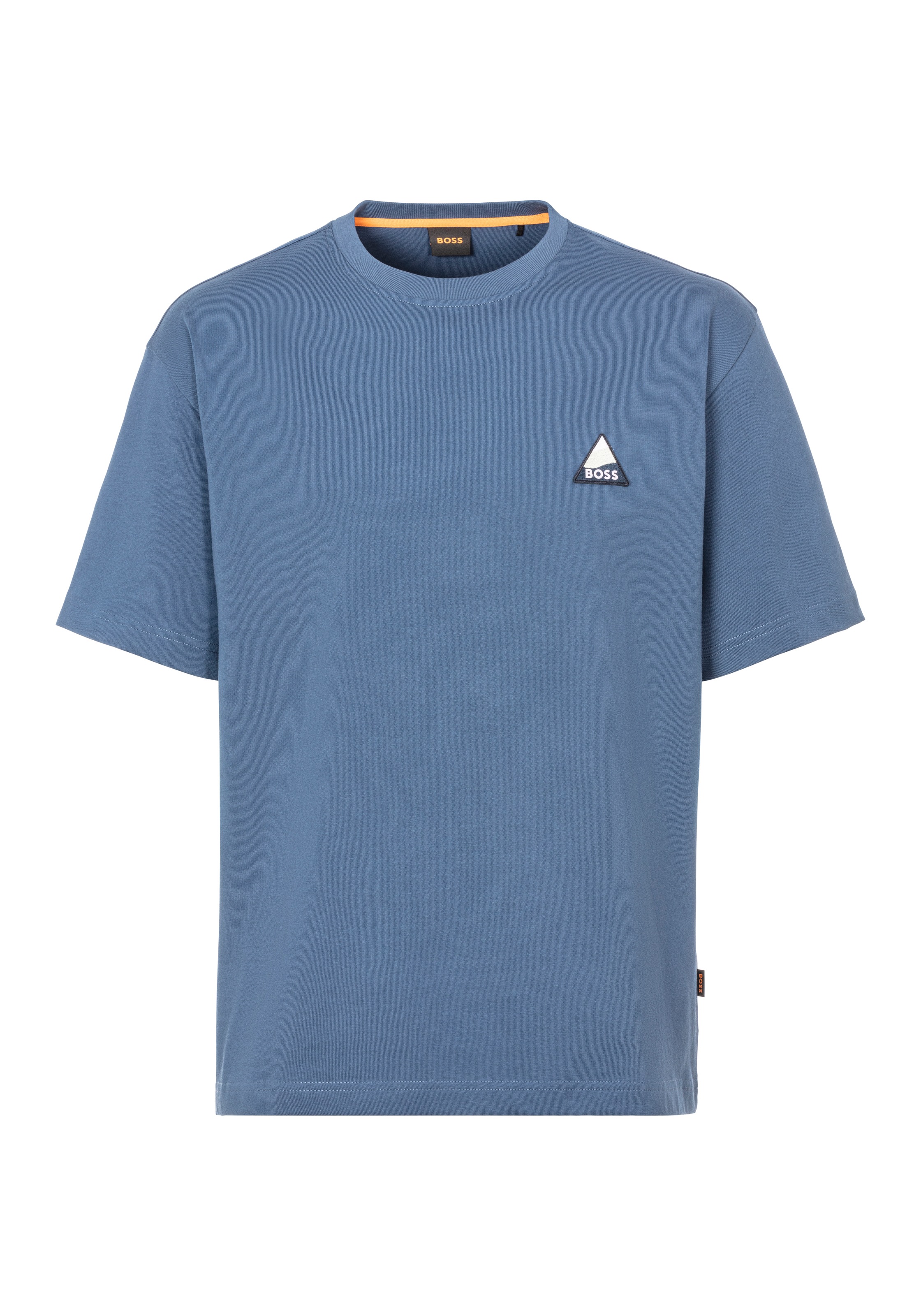 BOSS ORANGE T-Shirt »Te fishpatch« mit Logo-Aufnäher