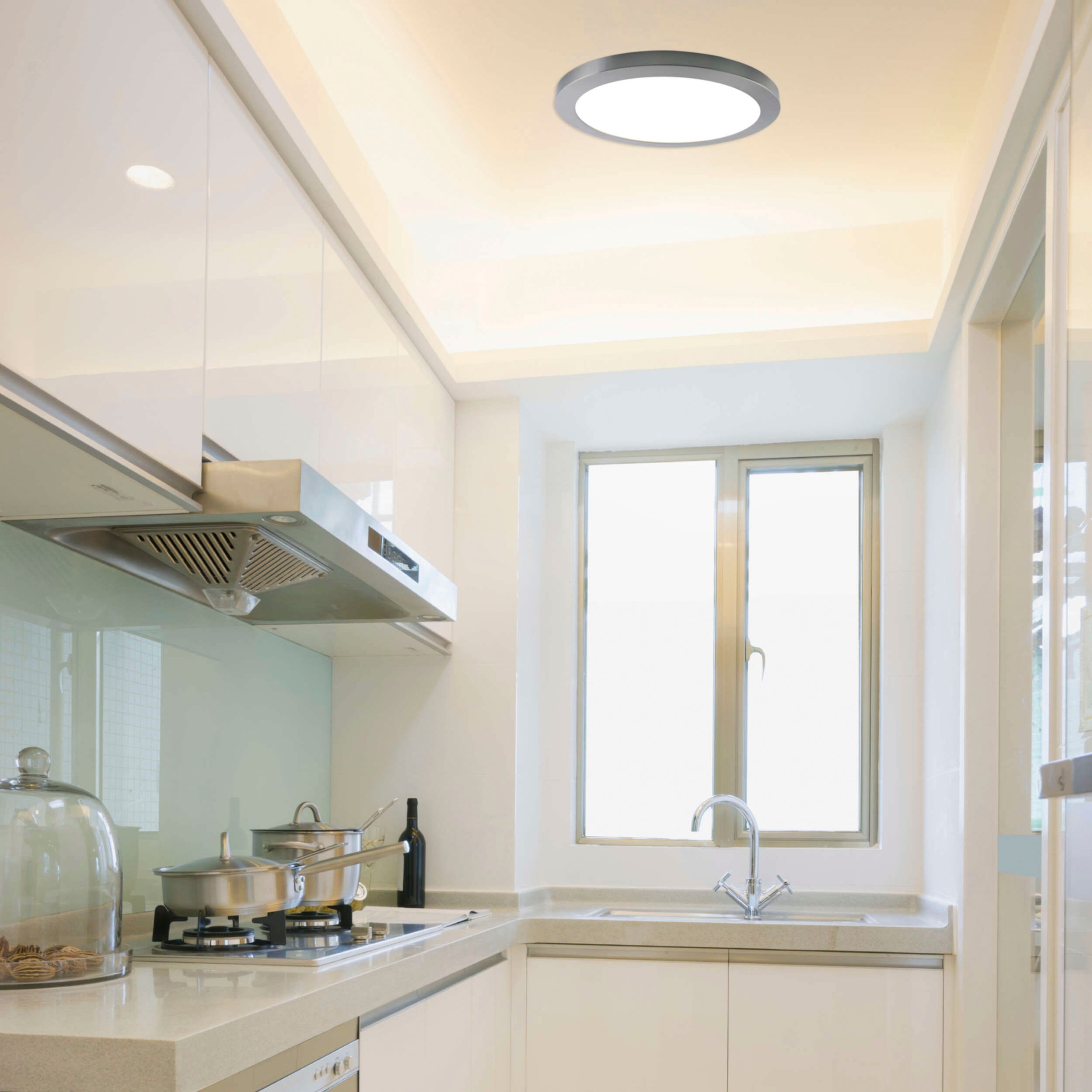 näve LED Deckenleuchte »Bonus«, 1 flammig, Leuchtmittel LED-Modul   LED fes günstig online kaufen