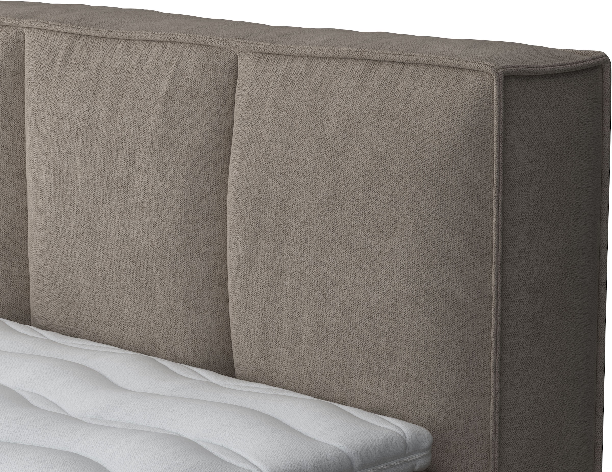 Home affaire Boxspringbett »Sacy«, Boxbett inkl. Topper, 2 Matratzen, Härtegrade H2, H3 und H4 wählbar
