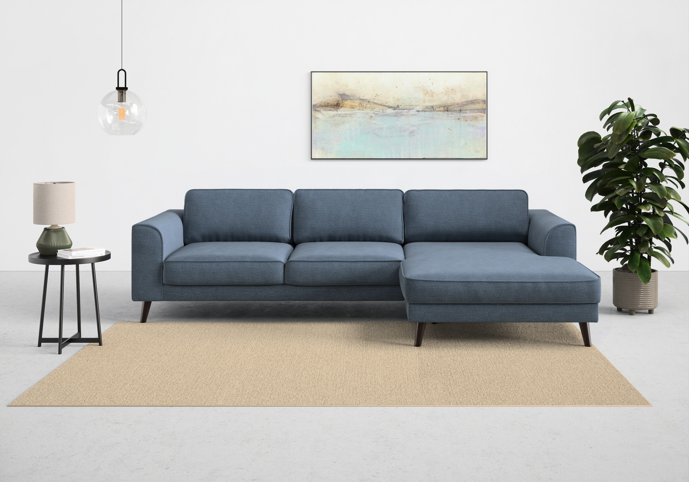 TRENDMANUFAKTUR Ecksofa "Lumber Jack, elegantes Designsofa, zeitlos modern, günstig online kaufen