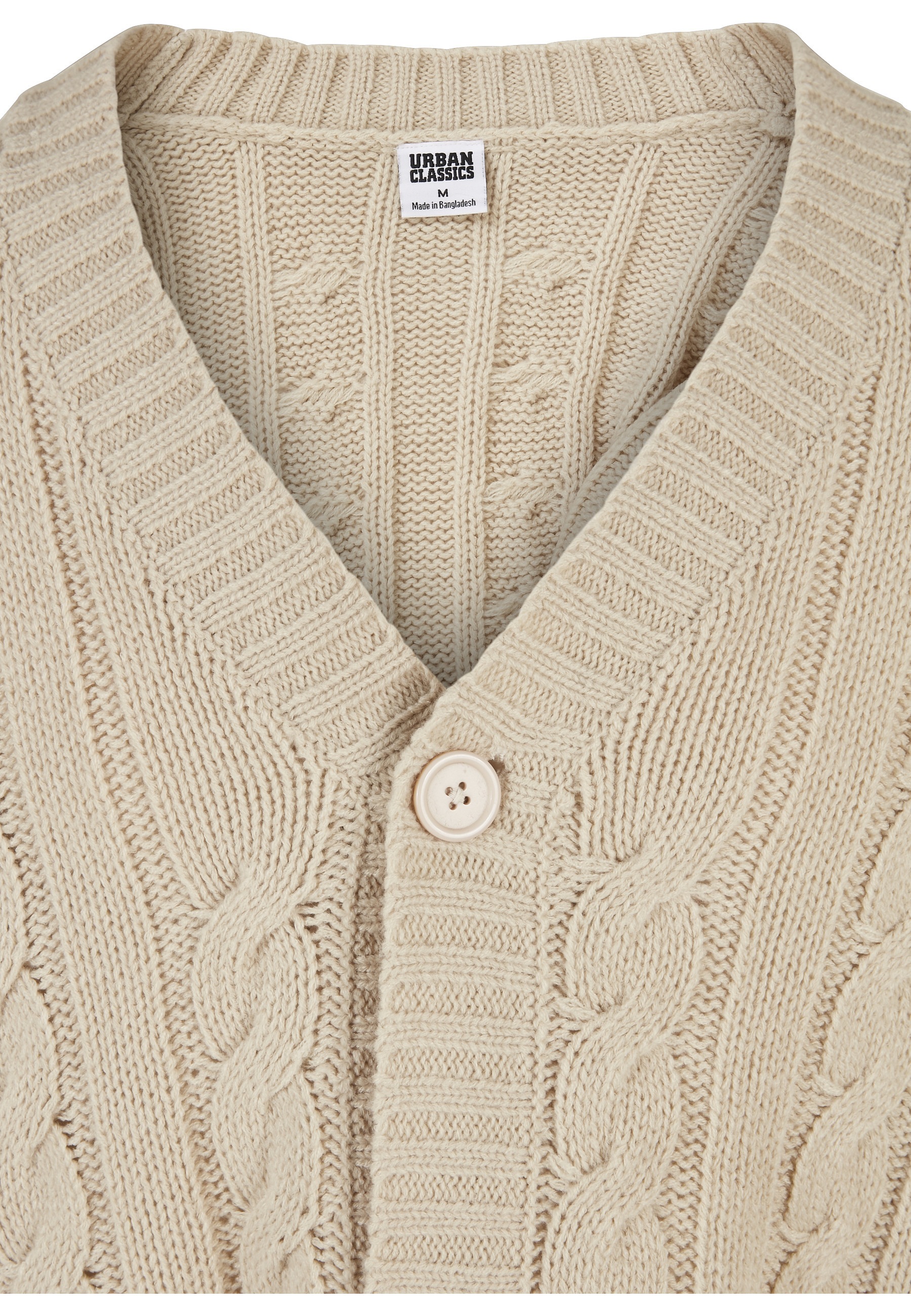 URBAN CLASSICS Strickjacke »Urban Classics Herren Boxy Cardigan« 1 Stk.