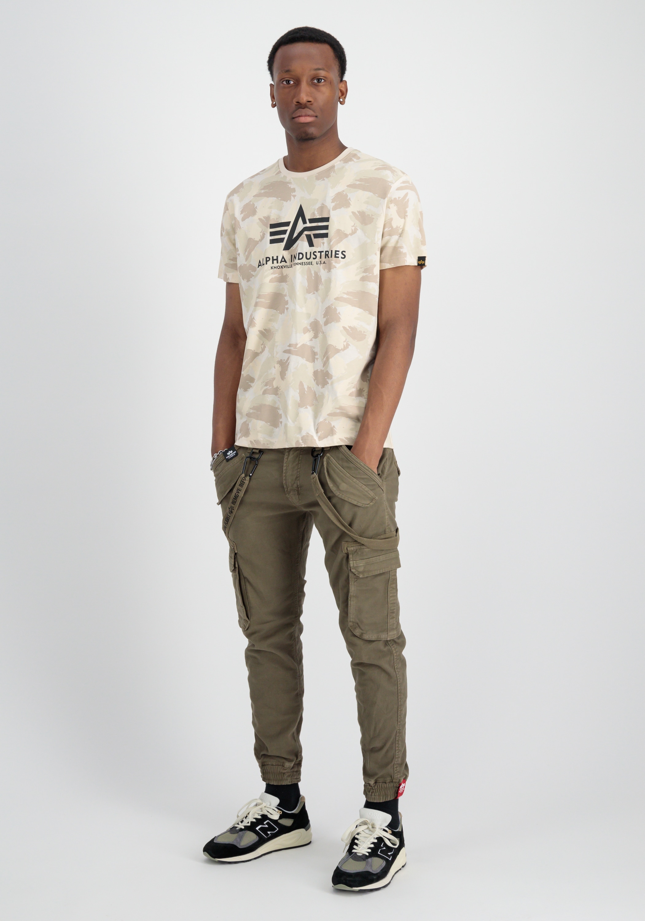 Alpha Industries T-Shirt »Alpha Industries Men - T-Shirts Basic T-Shirt Camo«