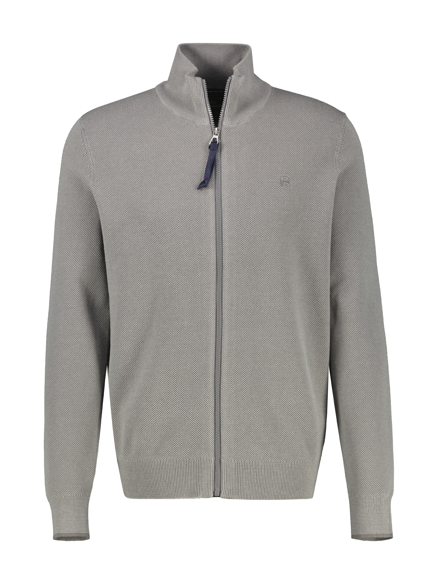 LERROS Strickjacke mit Reißverschluss und Stehkragen