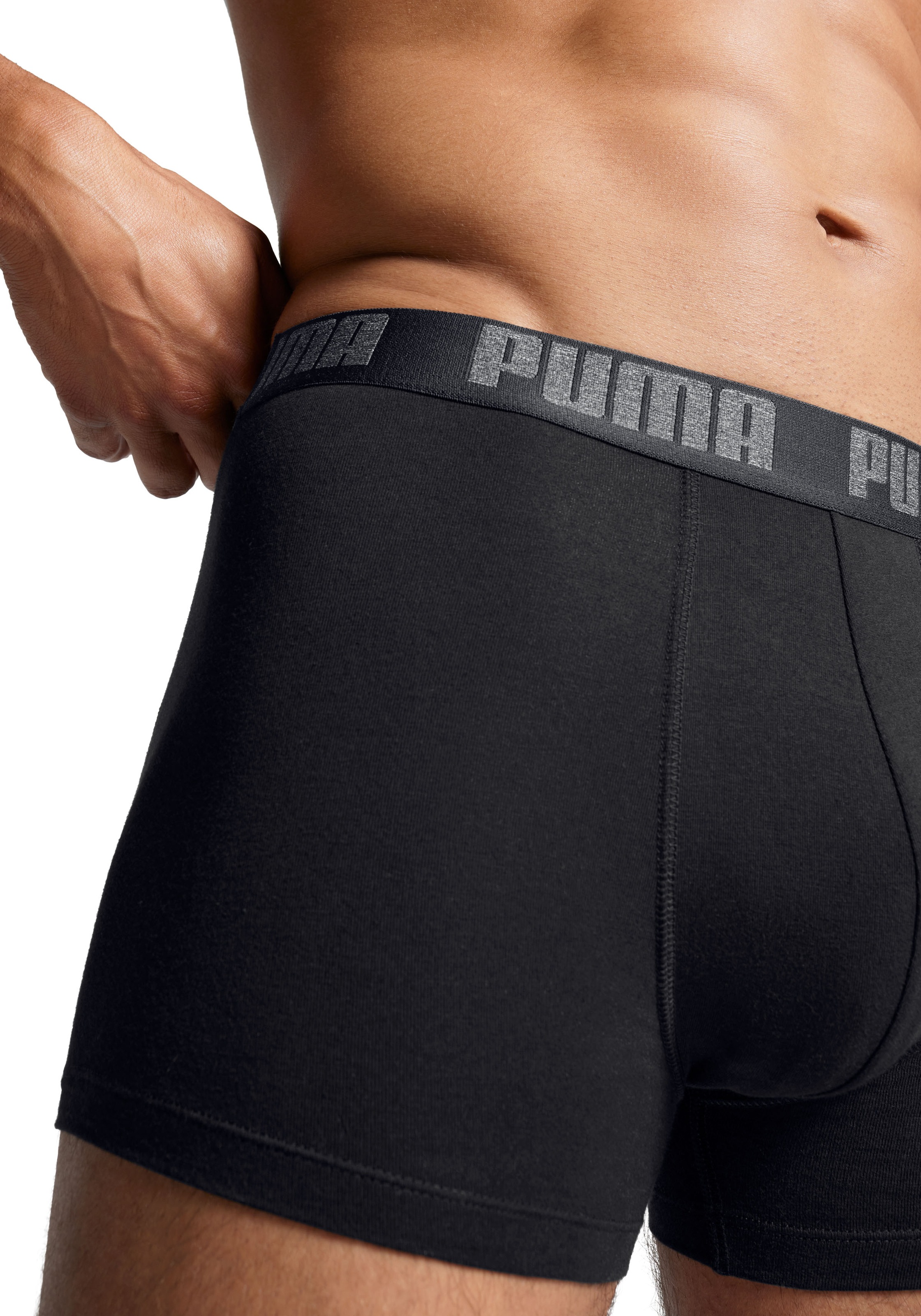 PUMA Boxershorts »PUMA MEN EVERYDAY BOXER 6P ECOM«, (6er Pack), Elastischer Logobund, Stretchmaterial, ohne Eingriff