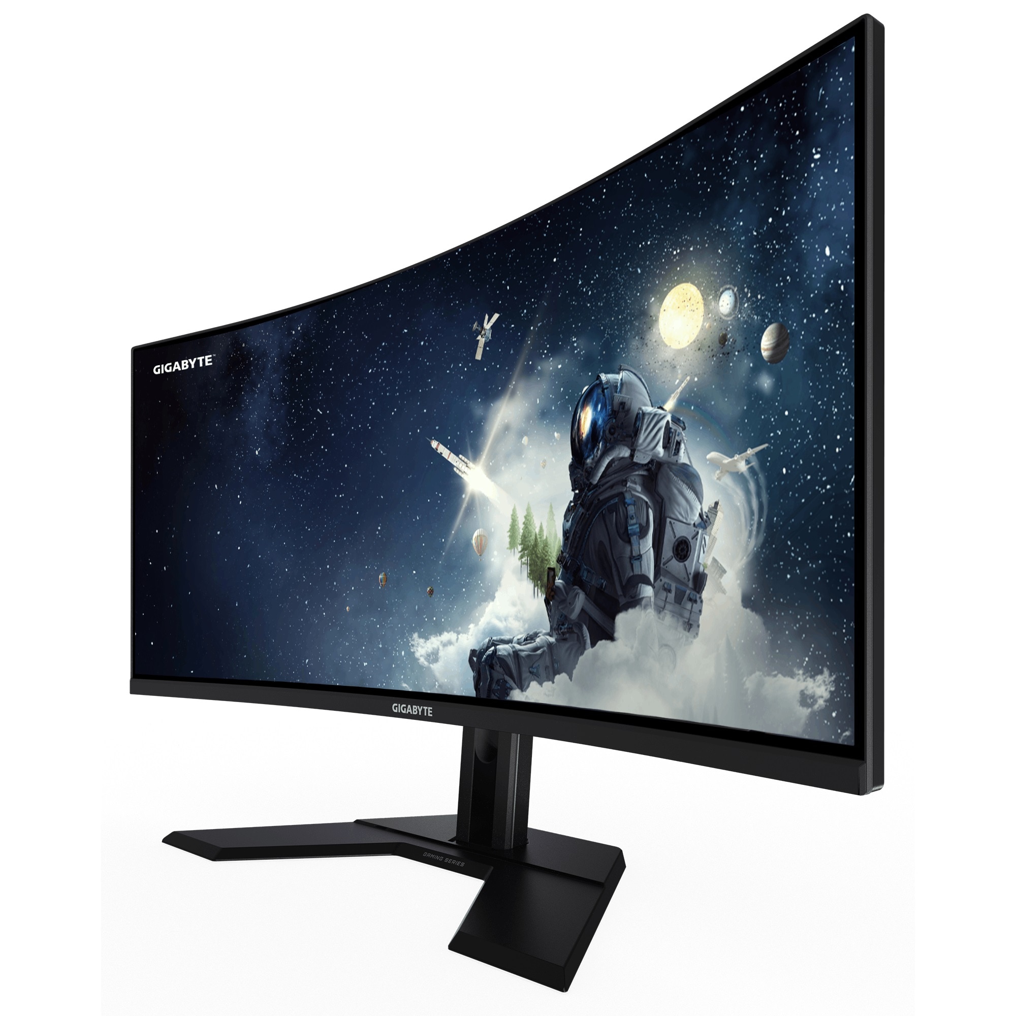 Gigabyte Curved-Gaming-Monitor »G34WQCP«, 86,4 cm/34 Zoll, 3440 x 1440 px, QHD, 1 ms Reaktionszeit, 180 Hz