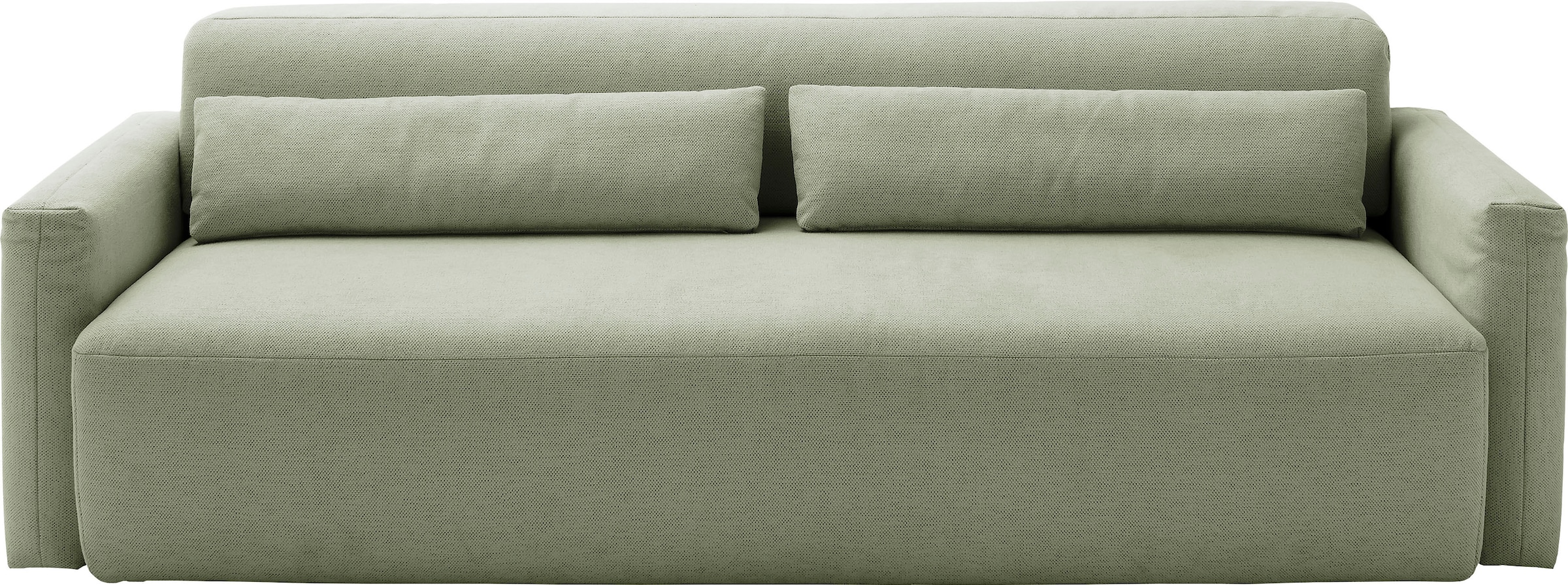 INOSIGN Schlafsofa »Donka Dauerschläfer-geeignet, belastbar bis 270 kg, incl. Bettlkasten«, mit Armlehnen, Breite 232 cm, auch in Cord, Tonnentaschen-Federkern