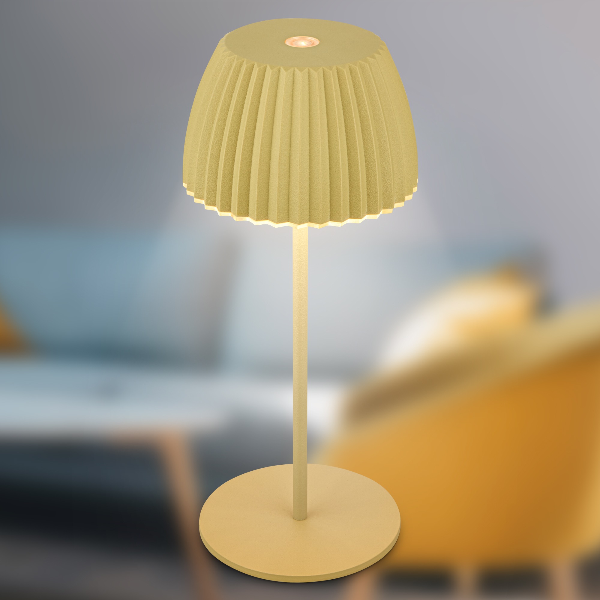 Briloner Leuchten LED Tischleuchte »Akku LED Tischleuchte, mini, grün«