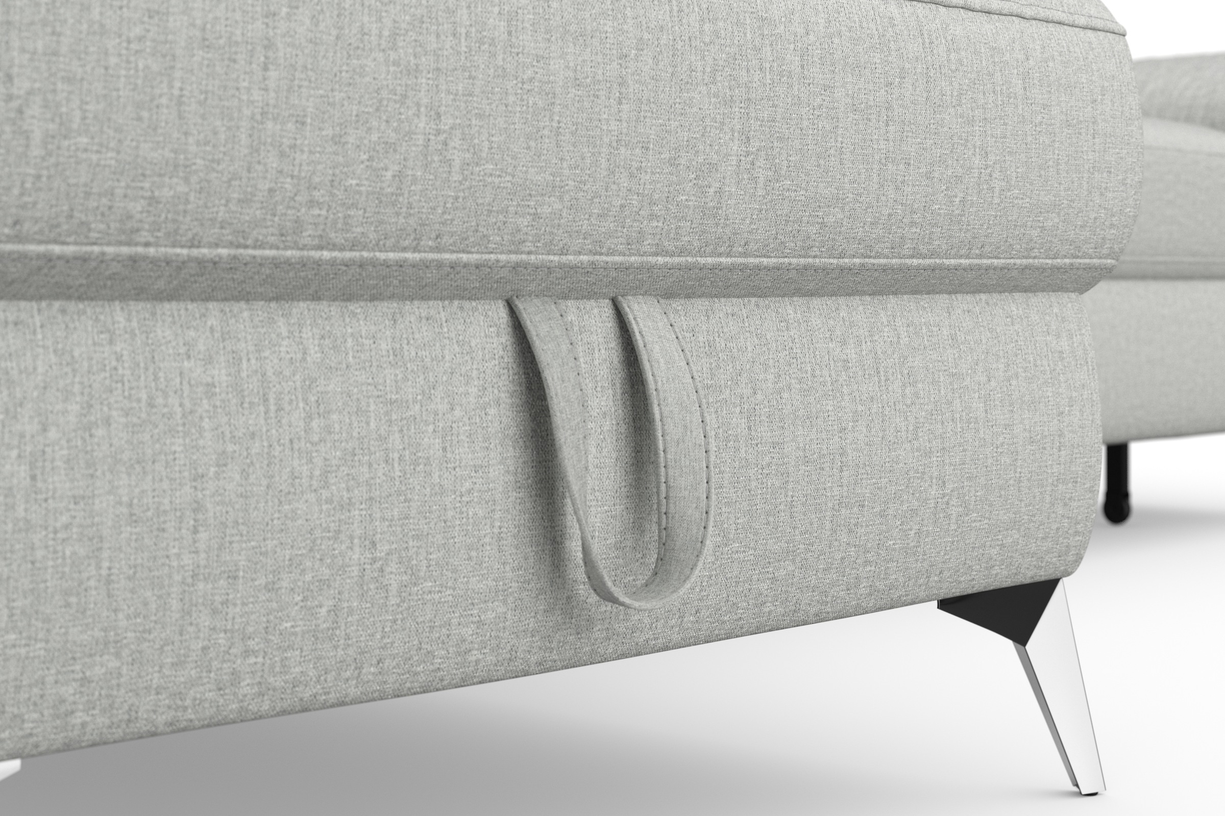 sit&more Ecksofa »Padua L-Form«, inklusive Sitztiefenverstellung, Armteilfunktion und Federkern