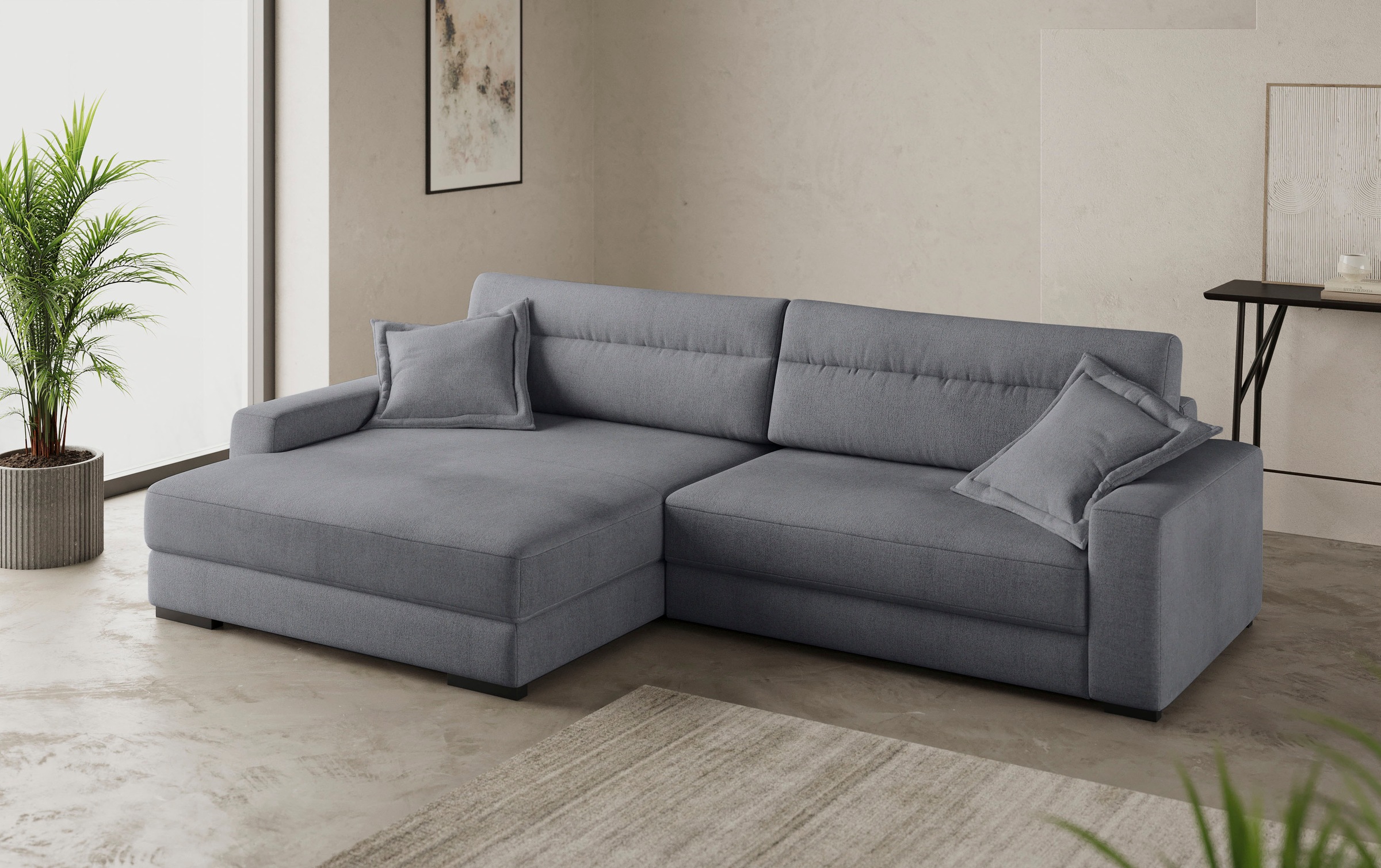 Mr. Couch Ecksofa »Marcello DuraFlex L-Form«, EasyBett, Bettkasten, Kaltsch günstig online kaufen