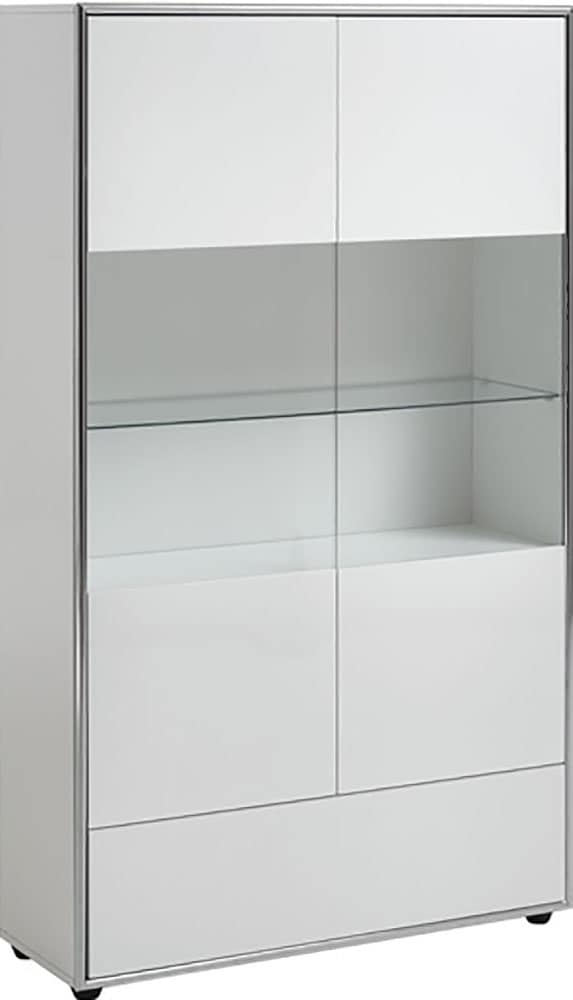 INOSIGN Vitrine "Portland", (1 St.), Glasvitrine mit verchromten Metallrahm günstig online kaufen