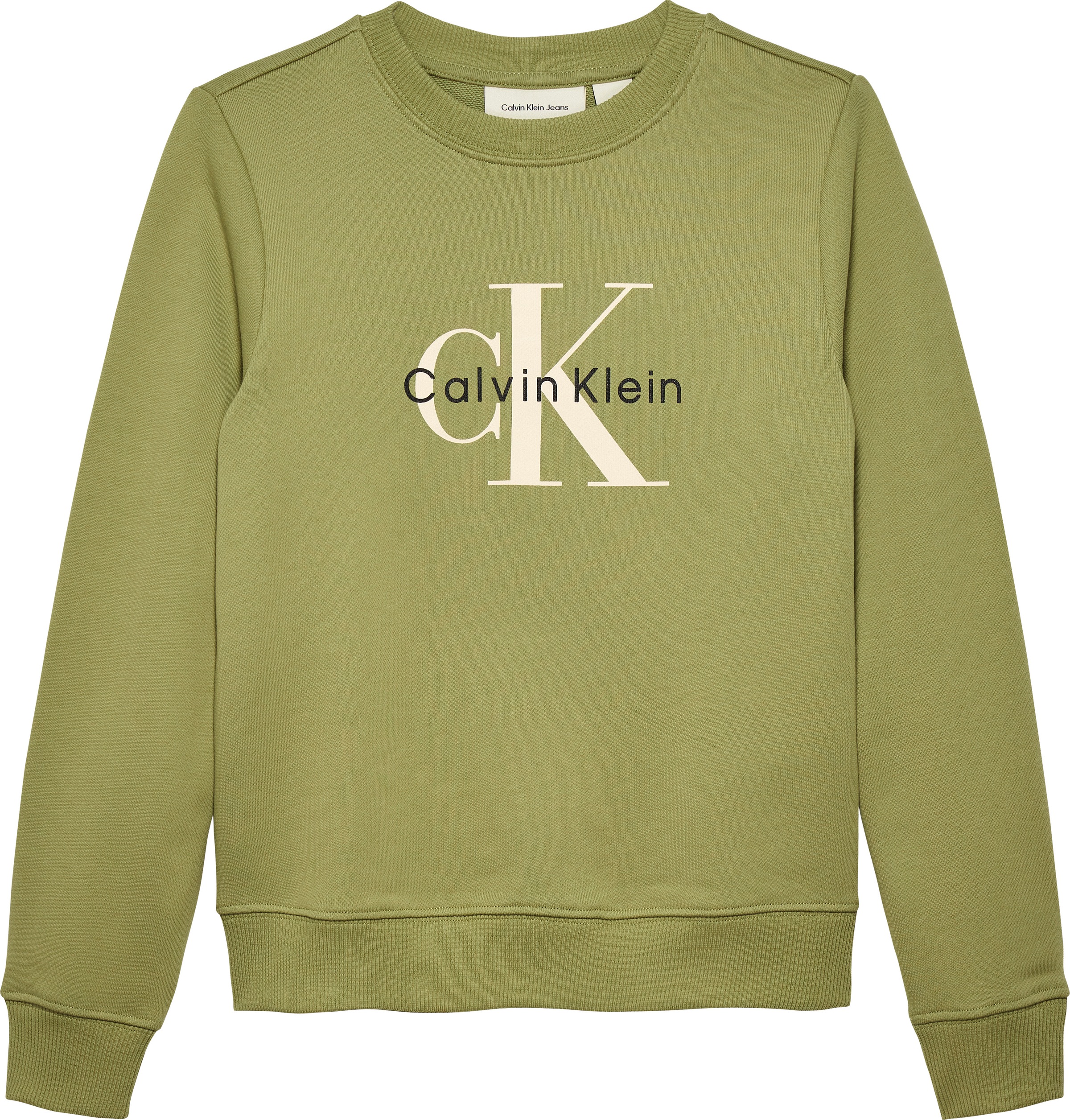 Calvin Klein Jeans Sweatshirt »CK MONOGRAM TERRY CN SWEATSHIRT«, für Kinder bis 16 Jahre, Logo-Print
