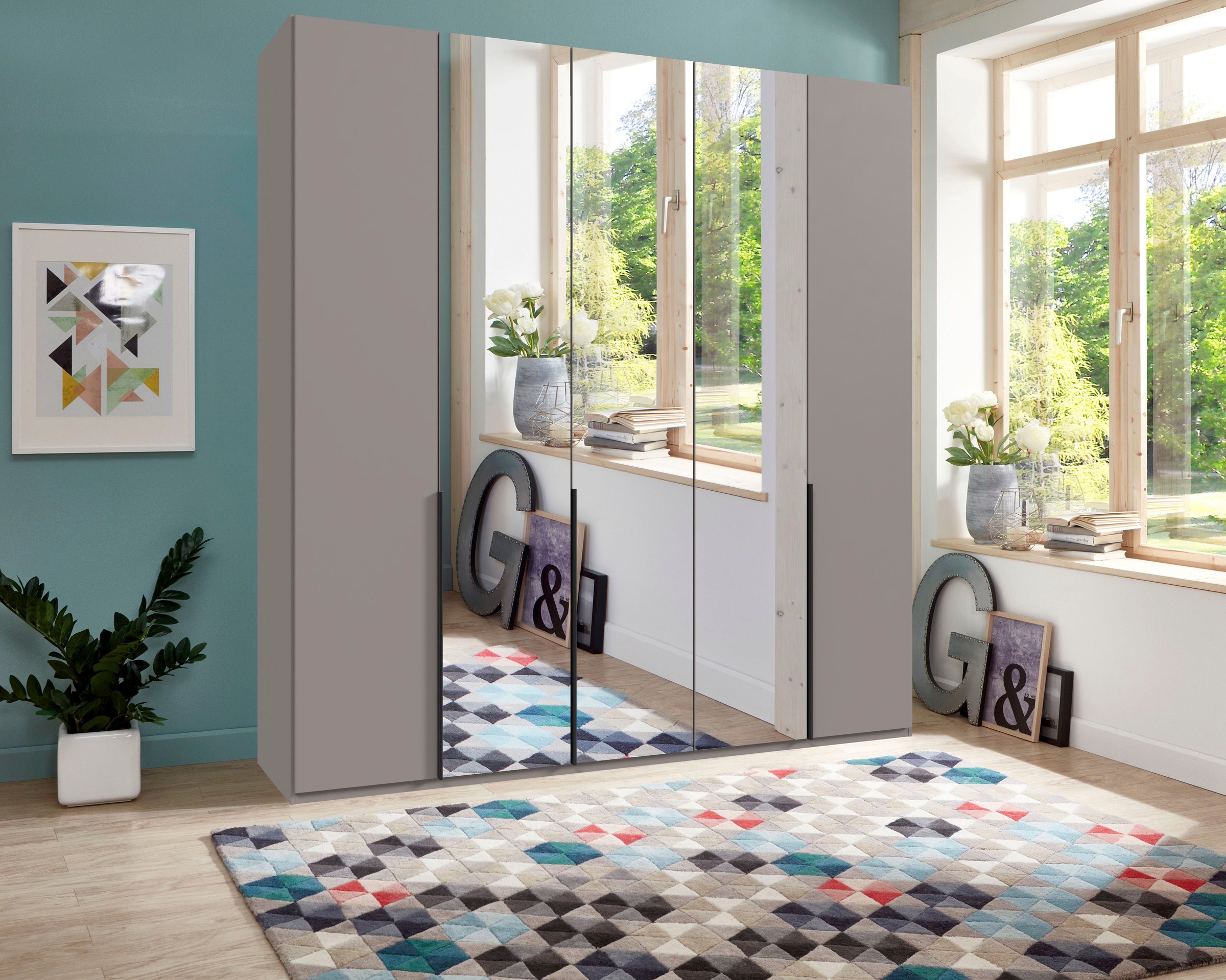 Wimex Kleiderschrank »Mugano,in 8 Breiten,3 Höhen,2 Tiefen, viele Farben, M günstig online kaufen