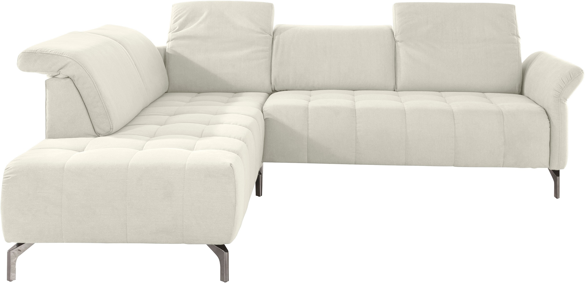 Home affaire Ecksofa »Fresh L-Form« Federkern, wahlweise Kopfteilverstellun günstig online kaufen