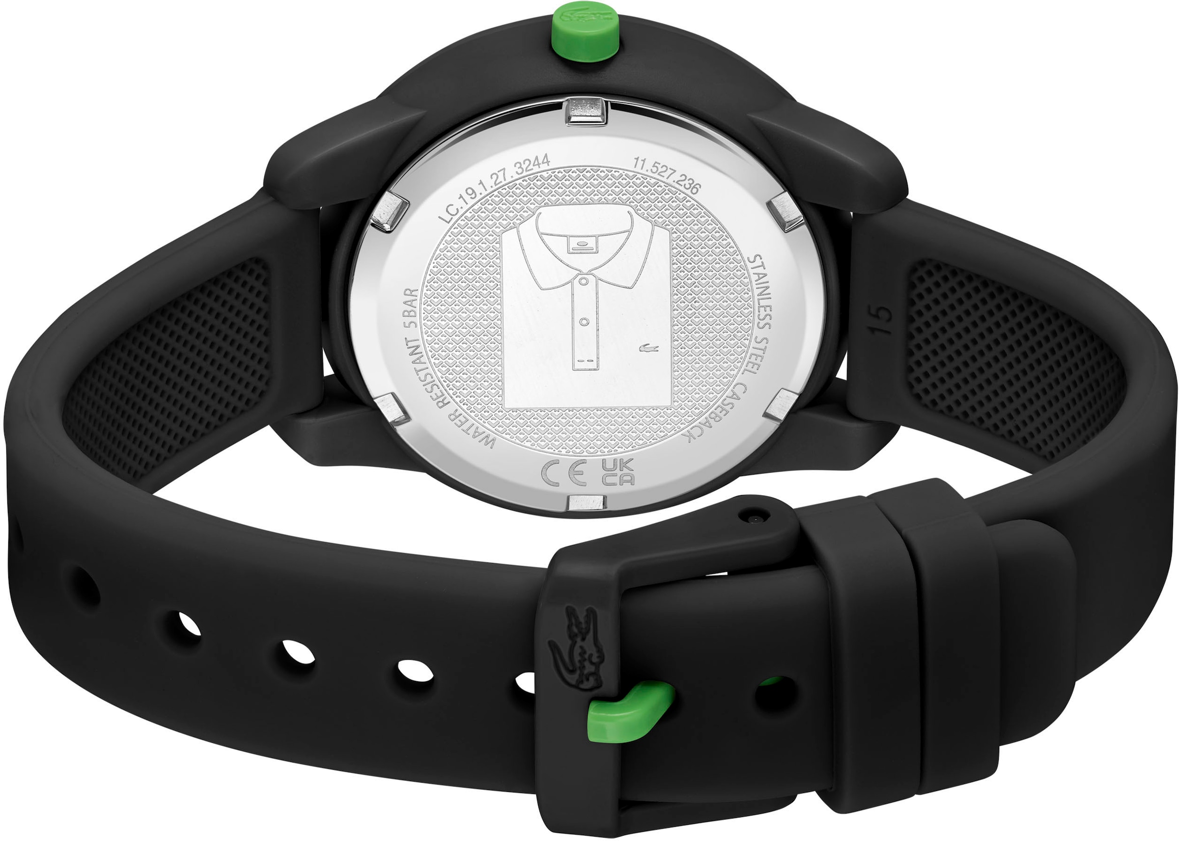 Lacoste Quarzuhr »MINI TENNIS«, Armbanduhr, Kinderuhr, analog, Silikonarmband, Geschenkidee