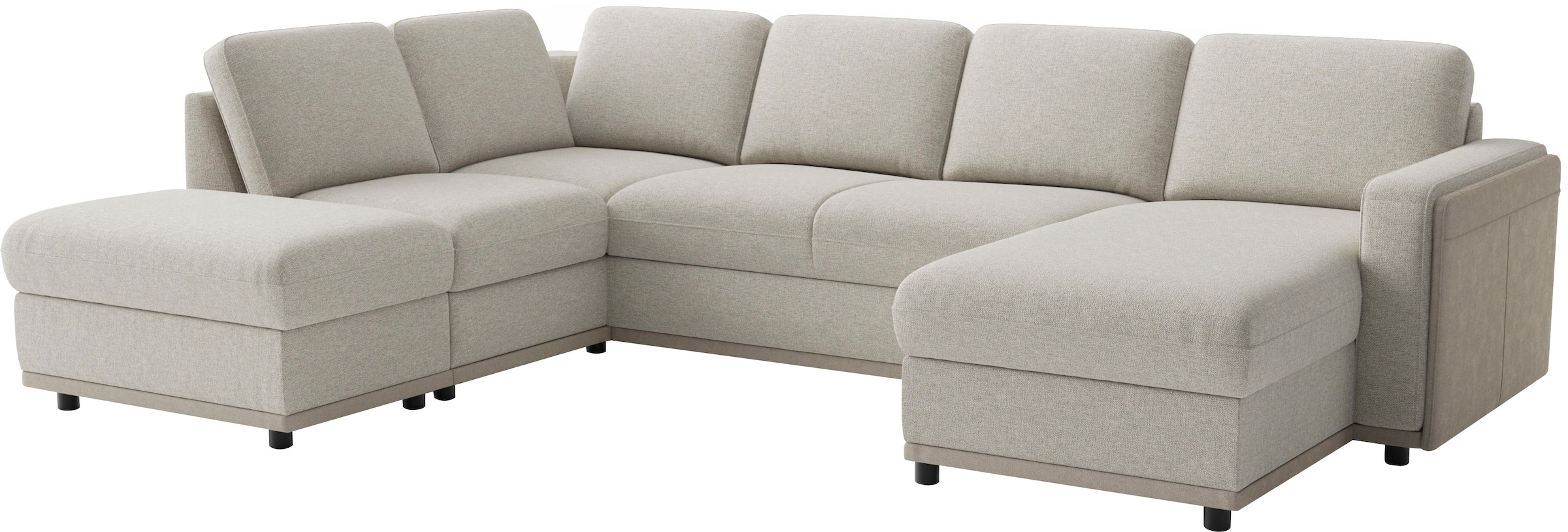 sit&more Wohnlandschaft »Cordoba U-Form, B: 305 cm, optional Schlaffunktion & Stauraum« Couch mit XXL-Komfort, großzügige Sitzfläche
