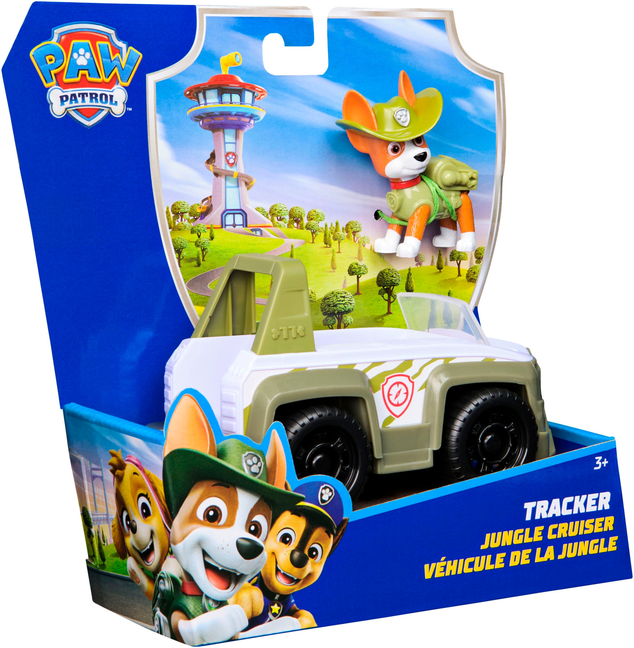 Spin Master Spielzeug-Auto »PAW Patrol, Sust. Basic Vehicle Tracker« zum Teil aus recycelten Material