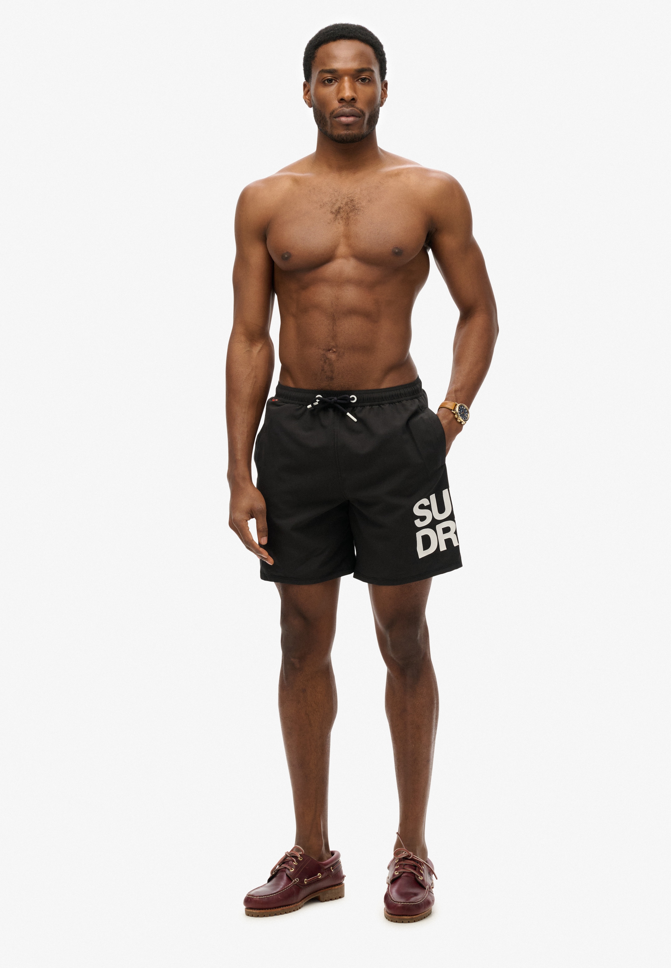 Superdry Badeshorts »SPORTSWEAR LOGO 17 SWIM SHORT«
