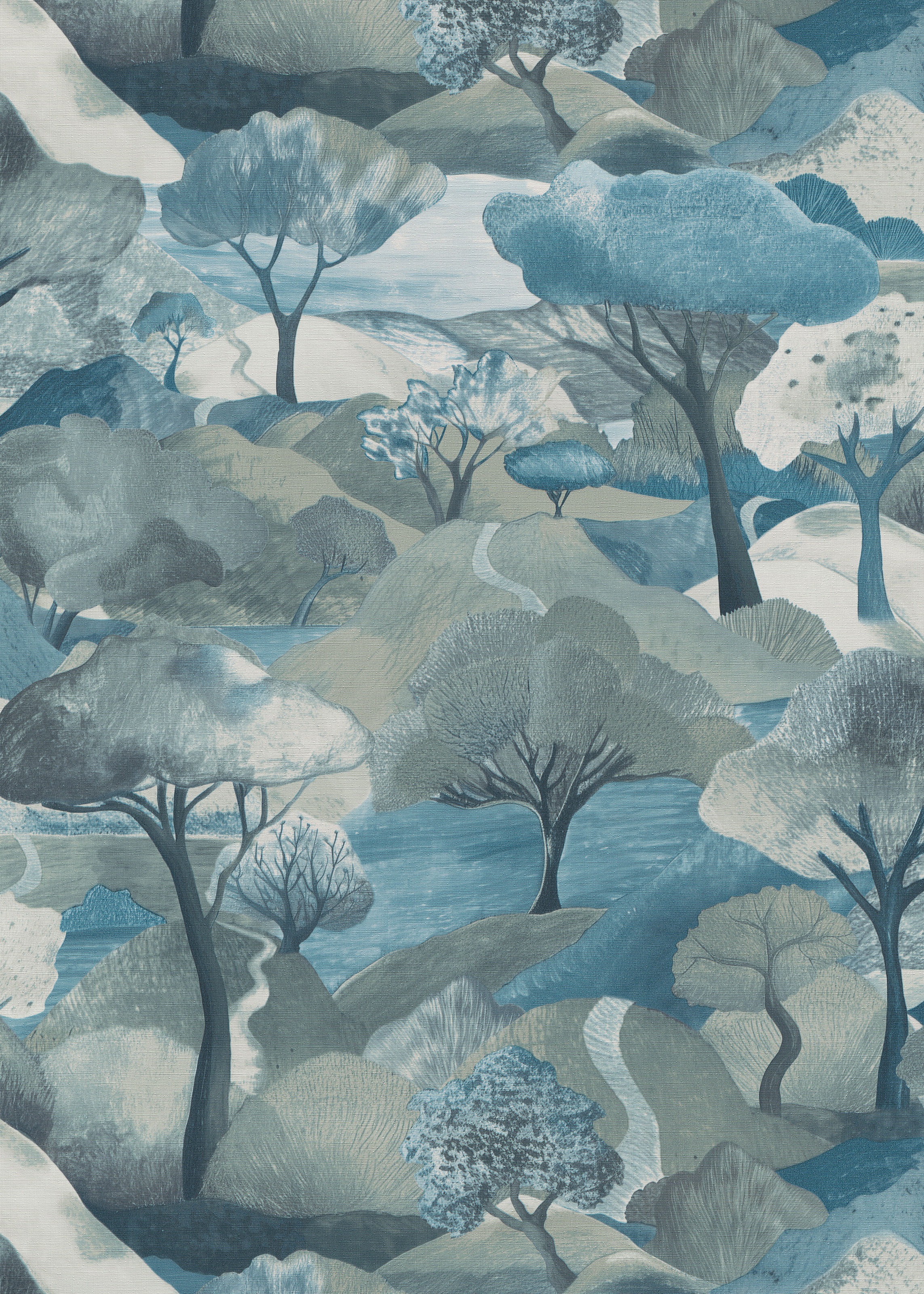 Erismann Vliestapete »Vliestapete VIEW« Ton-in-Ton | Wald | asiatisch | botanisch | mehrfarbig leicht strukturiert Phthalate frei