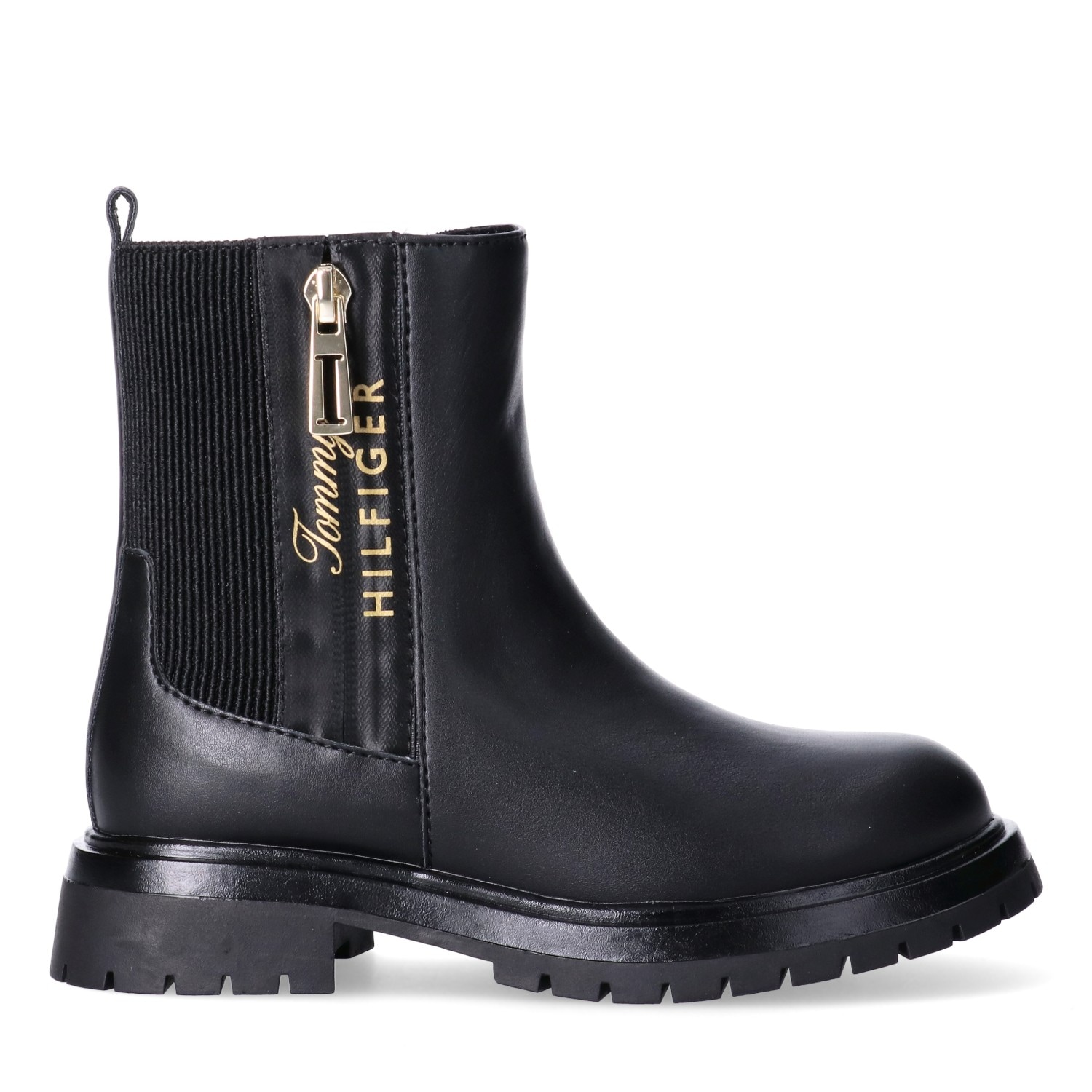 Tommy Hilfiger Chelseaboots  Stiefelette mit Zierreißverschluss an der Außenseite