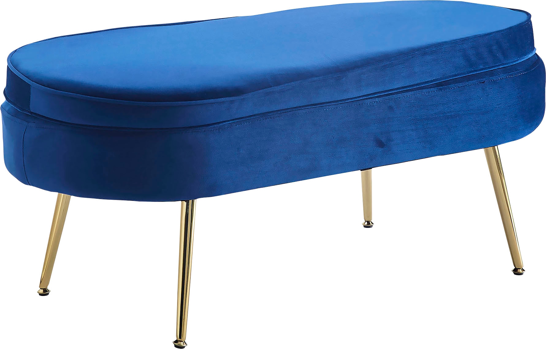 SalesFever Polsterhocker »Clam«, oval, Breite 99 cm günstig online kaufen