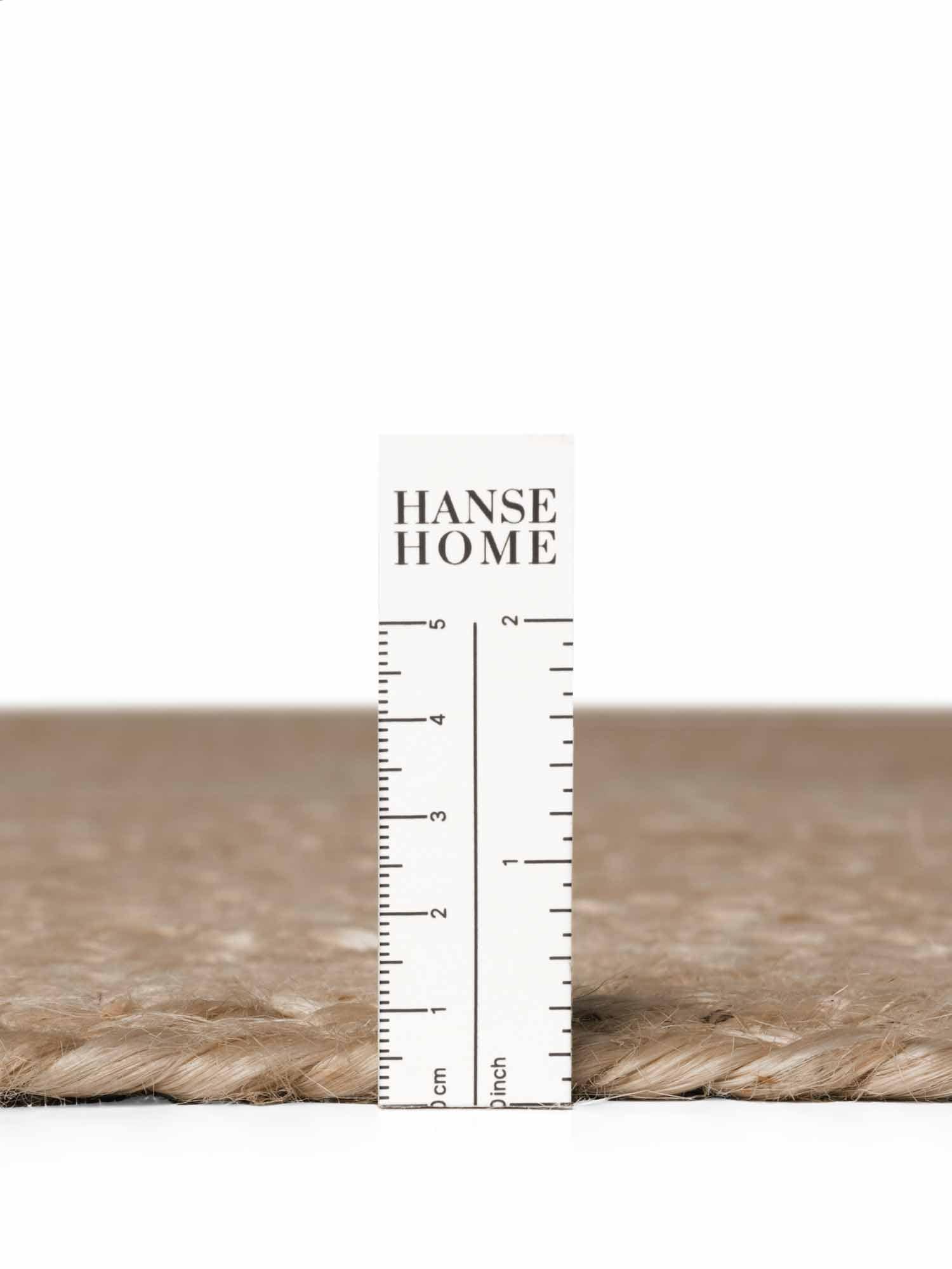 HANSE Home Teppich »Rangpur Juteteppich« oval 10 mm Höhe Handgewebt, 100% Jute , Natur, Wohnzimmer, Flur, Boho, Skandi