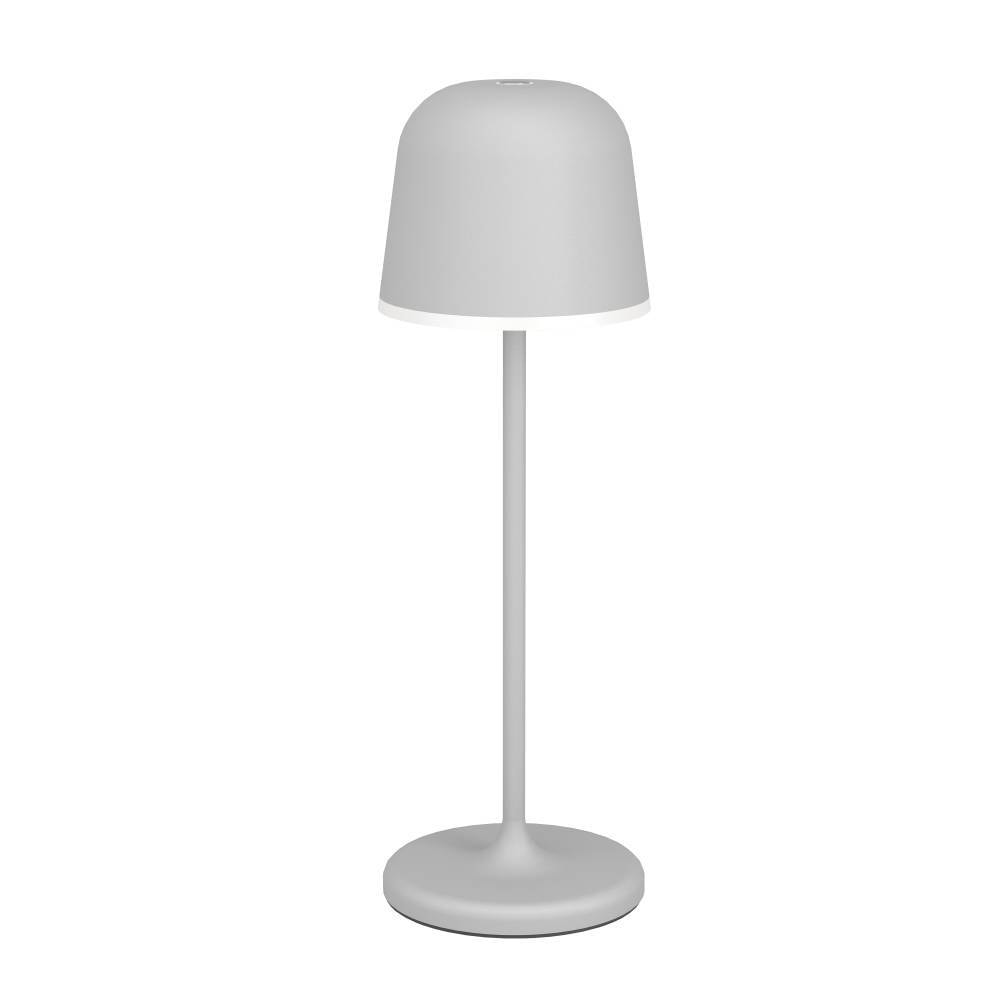 EGLO Tischleuchte »MANNERA«, 1 flammig, Leuchtmittel LED-Modul | LED wechselbar, Nachttischlampe Touch dimmbar, Tischleuchte in Grau und Weiß, IP54