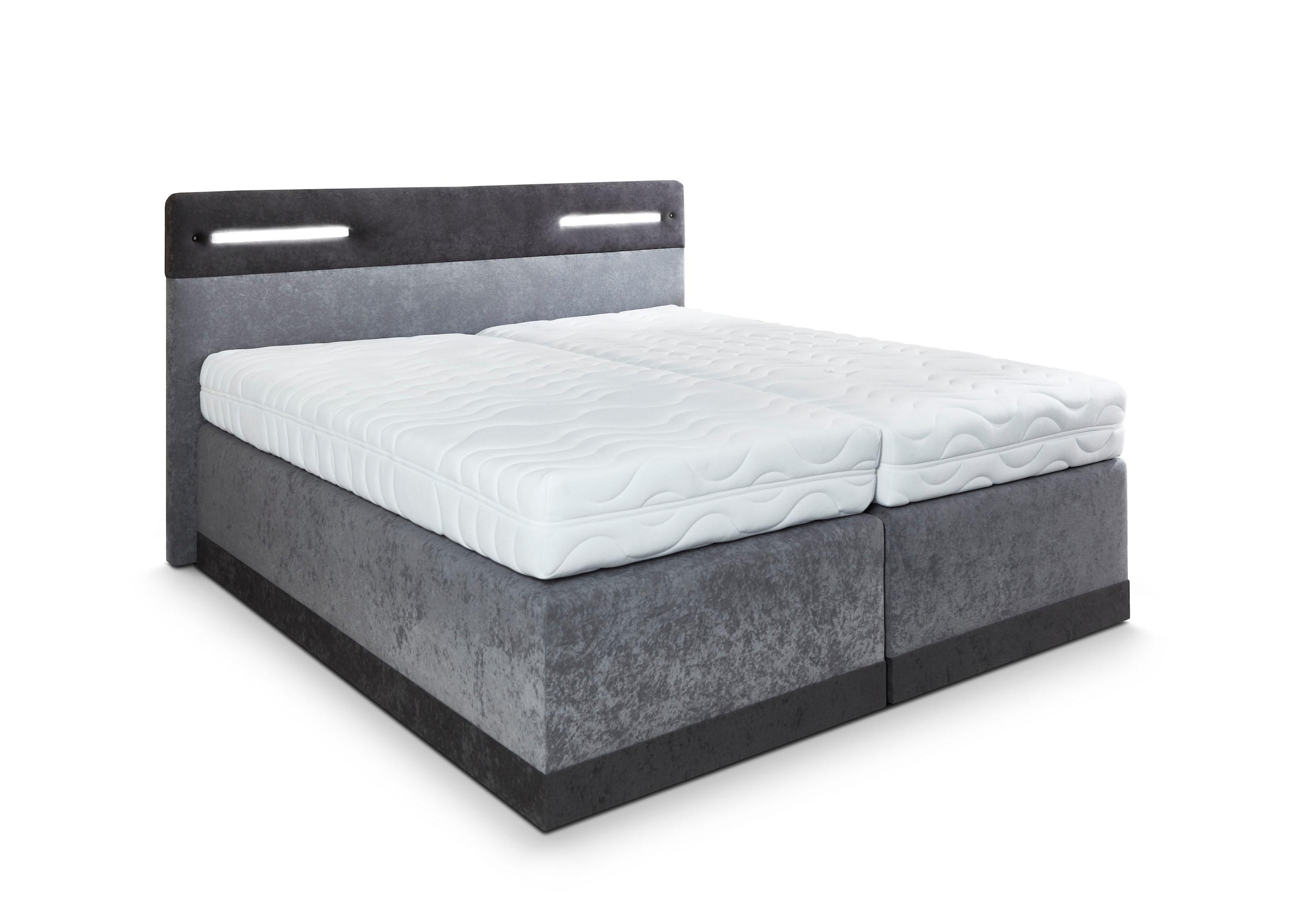 Westfalia Schlafkomfort Boxspringbett, mit LED-Beleuchtung
