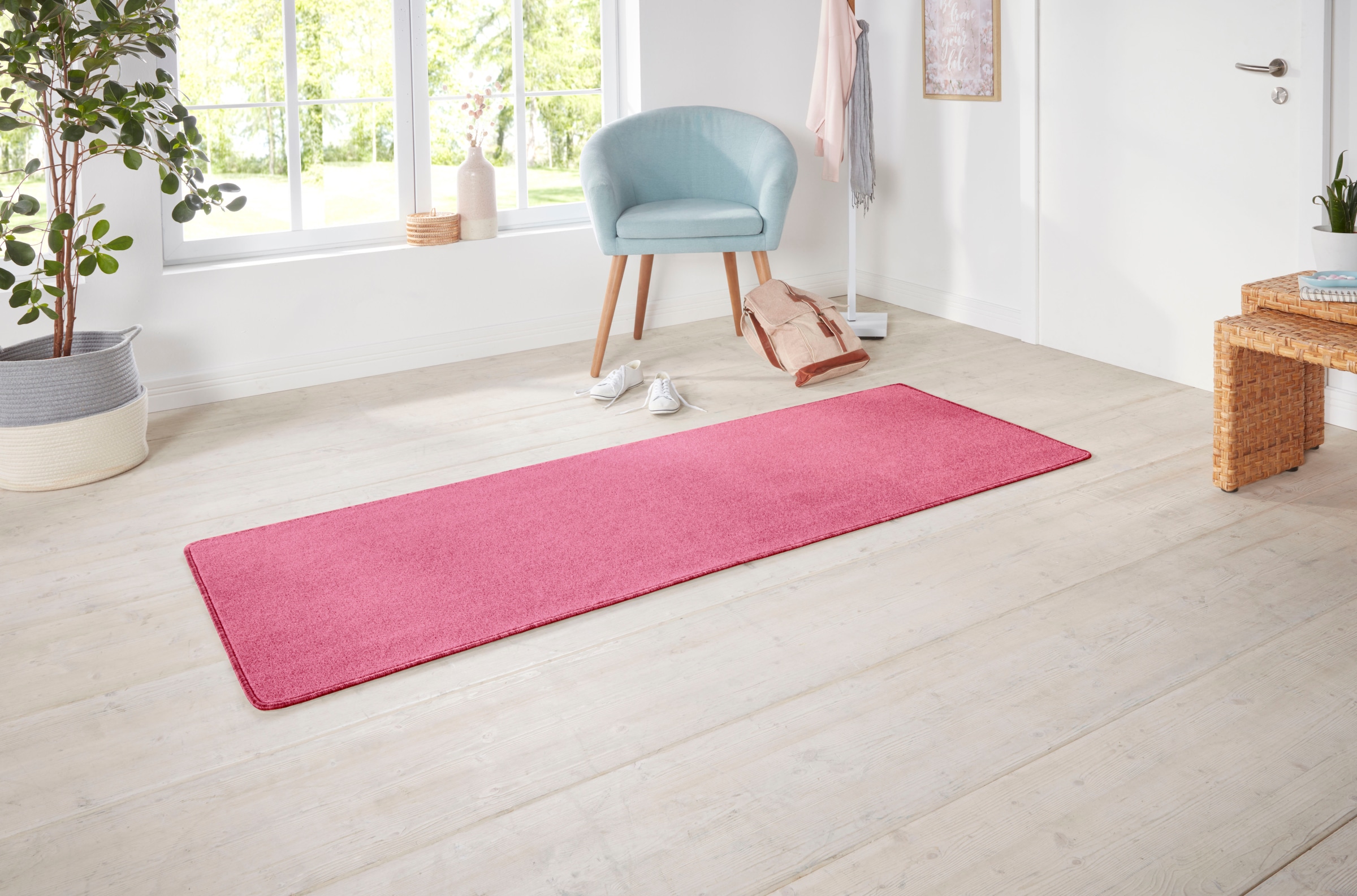 HANSE Home Teppich »Shashi«, rechteckig, 8,5 mm Höhe, Kurzflor, Unifarben, günstig online kaufen