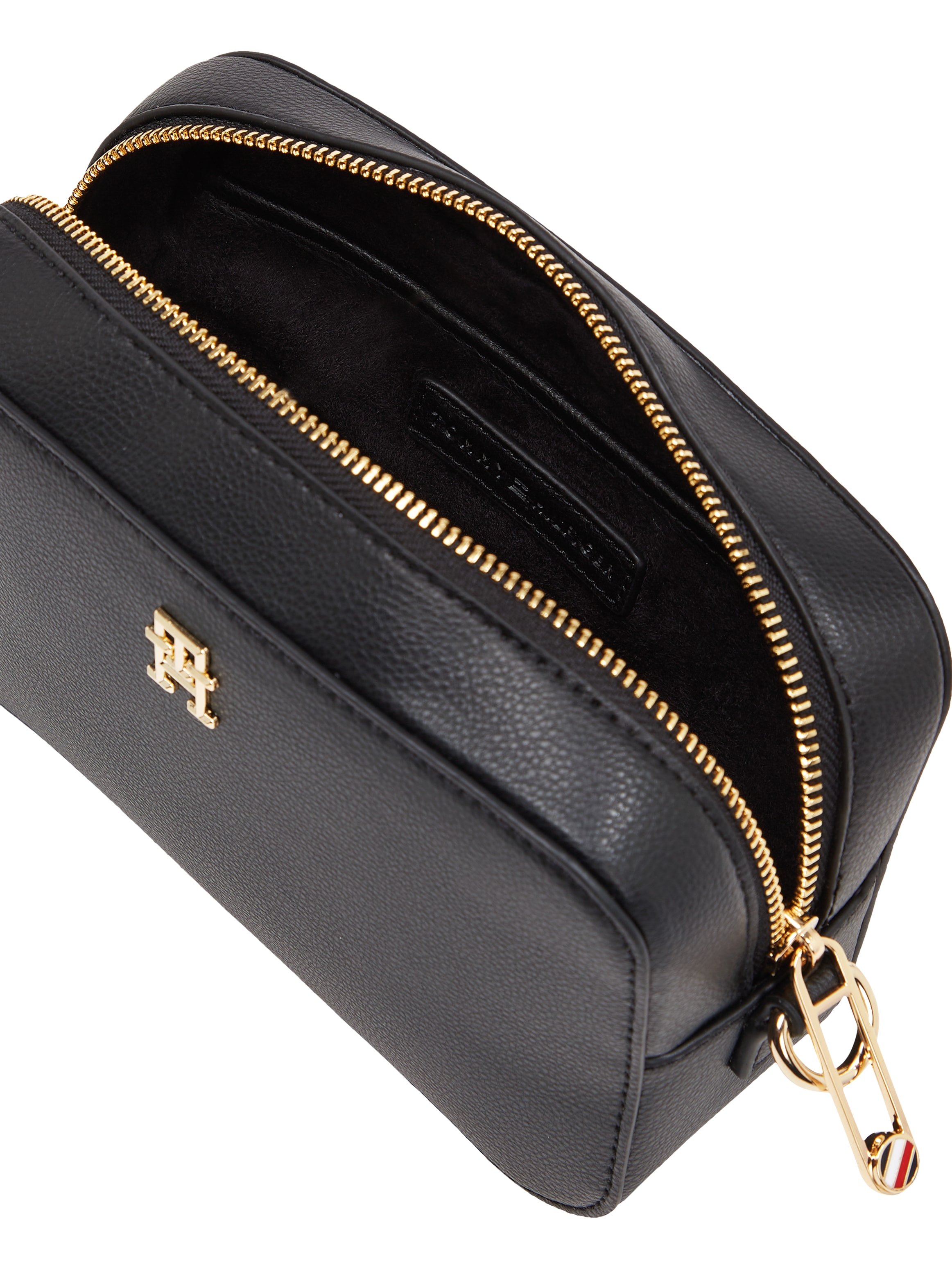 Tommy Hilfiger Umhängetasche »TH SOFT LOGO CAMERA BAG«,Damen Handytasche, Mini Bag, Schultertasche mit TH-Logoprägung