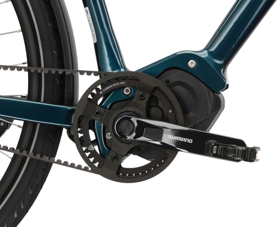 Kross »E-Citybike Sentio Hybrid 5.0 28 Zoll blau - Shimano Mittelmotor« 7 Gang Shimano NEXUS Schaltwerk Nabenschaltung Mittelmotor 250 W SHIMANO 36 V/250 W, Mittelmotor DU-E500