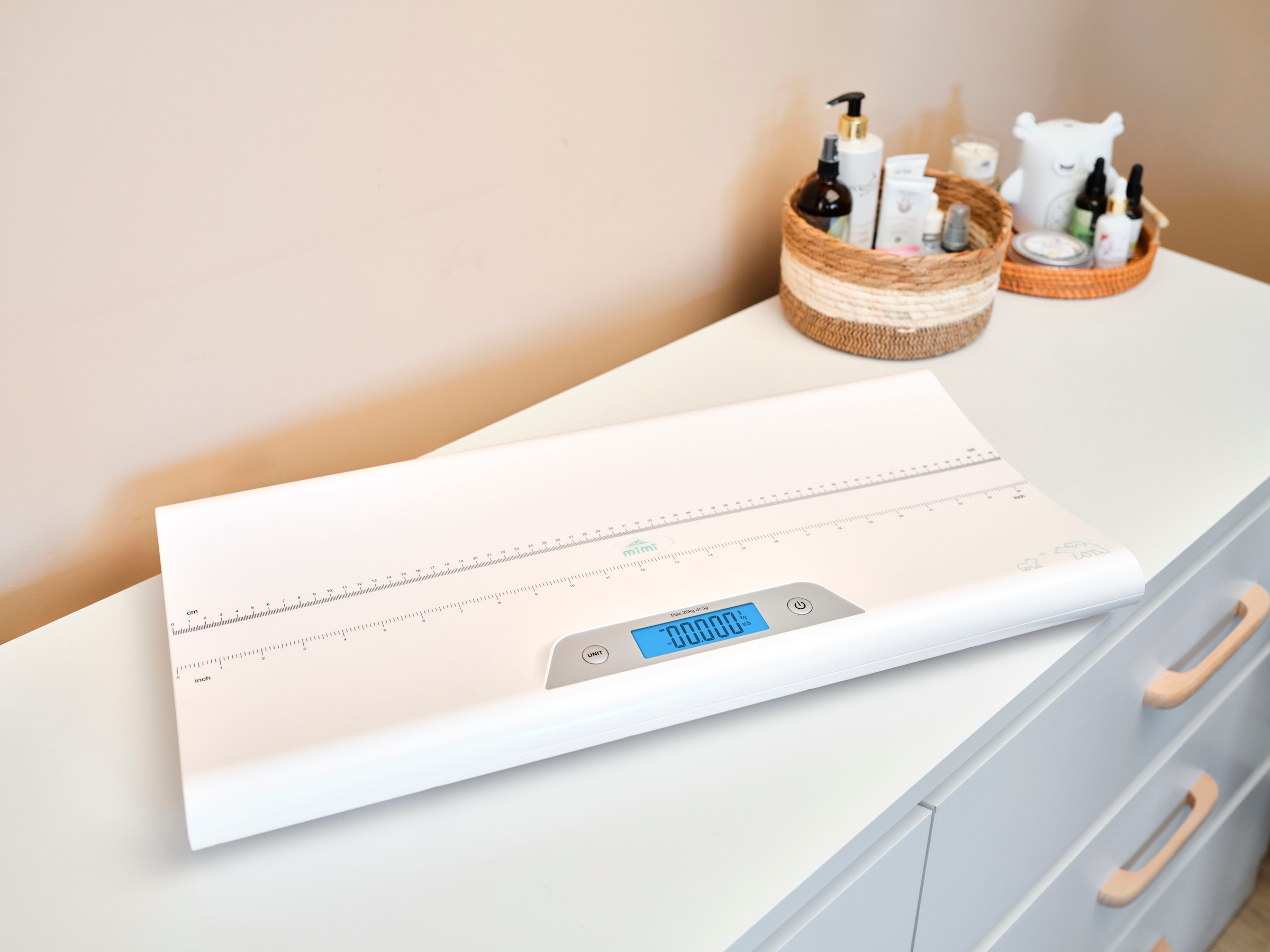 eta Personenwaage »Babywaage ETA Mimi«, (1 tlg.), Gewichtskapazität bis zu 20 kg, Drahtlose Technologie