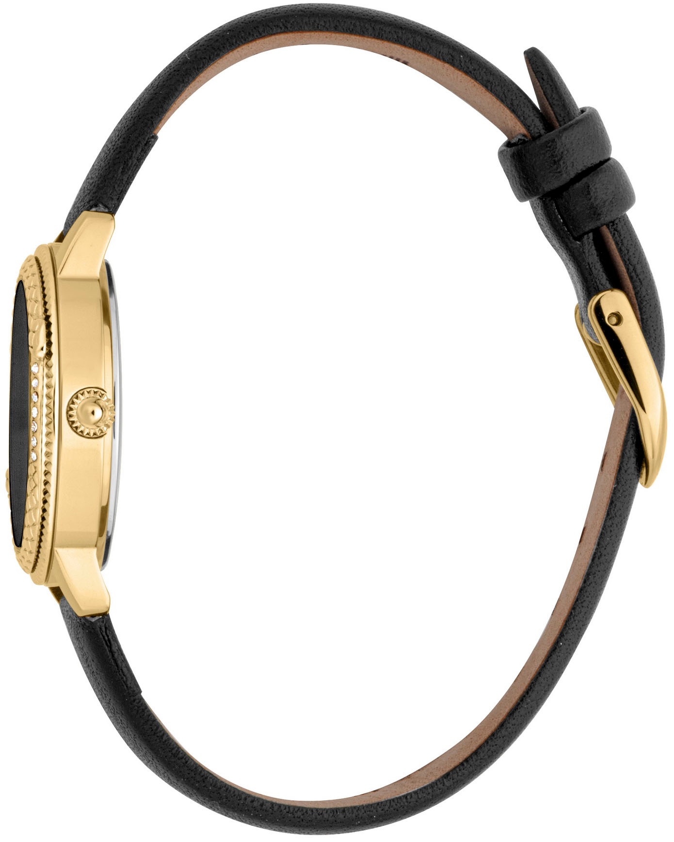 Just Cavalli Time Quarzuhr »Fidenza«, (Set, 2 tlg., mit Armband), Armbanduhr, Damenuhr, Kristallsteine, Lederarmband, Geschenkidee