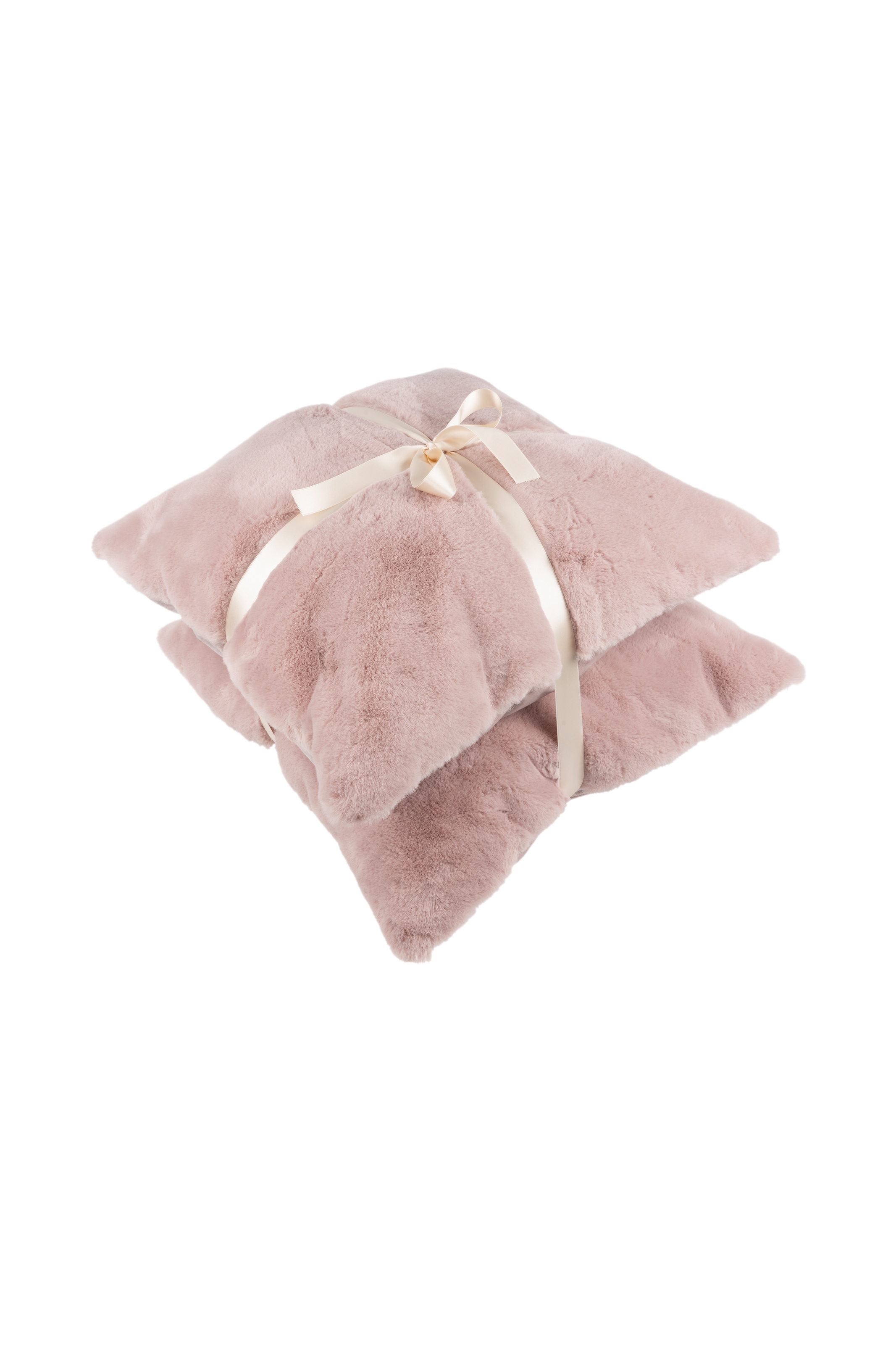 Kenda Sand Fellkissen »Dekokissen Aimee 625 2er-Set«, Kissen inkl. Füllung mit flauschigem Stoffbezug